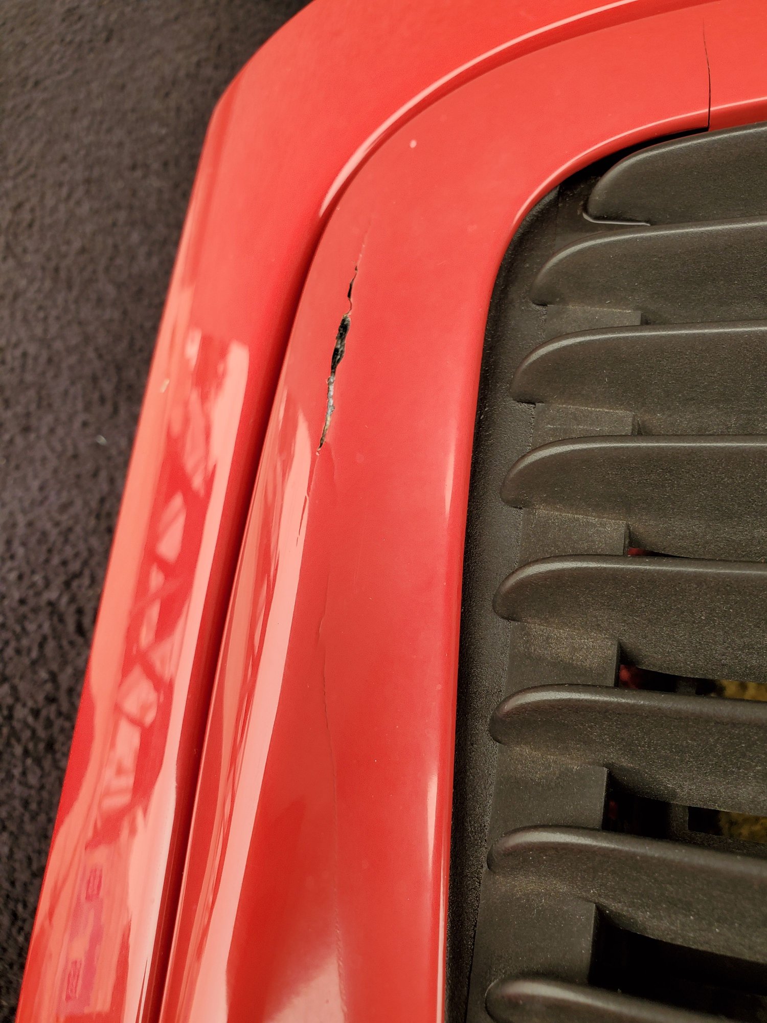 Exterior Body Parts - 1989 -1994 Porsche 911 964 Red Mechanical Lift Spoiler Decklid - Used - 1989 to 1994 Porsche 911 - Los Angeles, CA 90032, United States