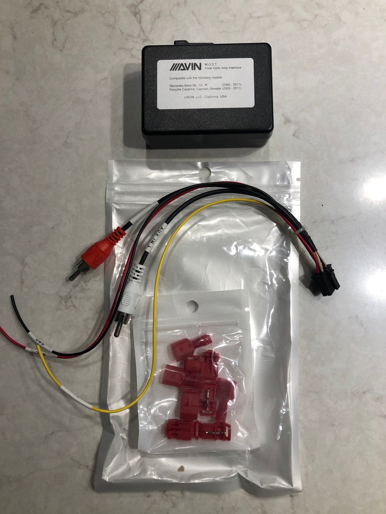 Audio Video/Electronics - AVIN MOST converter module - New - 2005 to 2011 Porsche All Models - Bethesda, MD 20814, United States