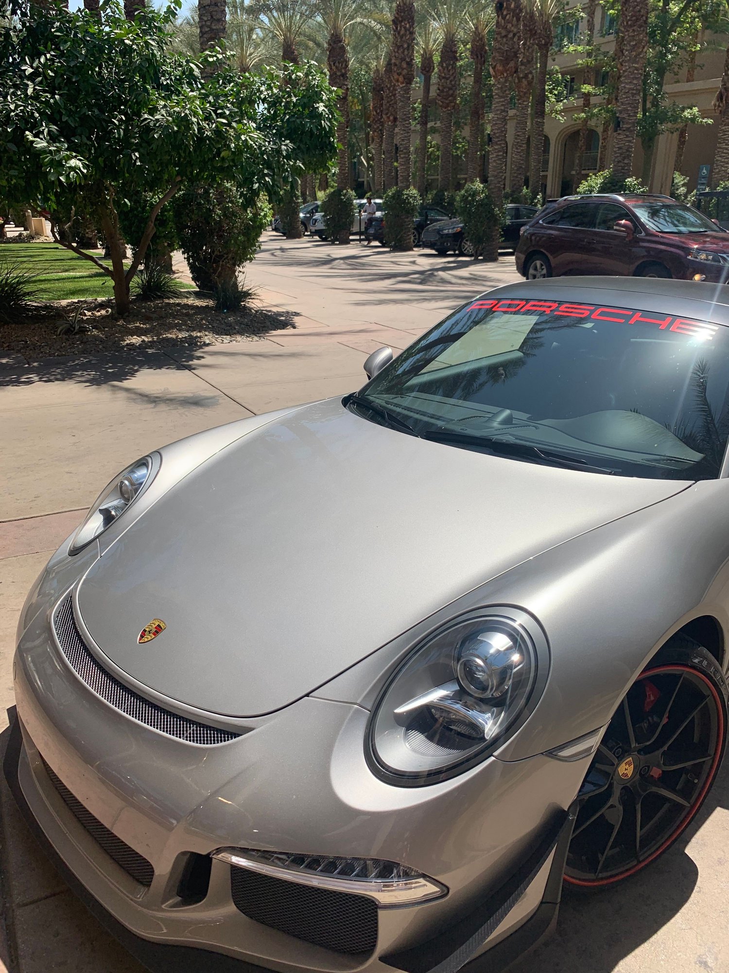 Exterior Body Parts - 991 911 Gt3 front Bumper conversion includeds Carbon fiber APR racing canards - Used - Downey, CA 90241, United States