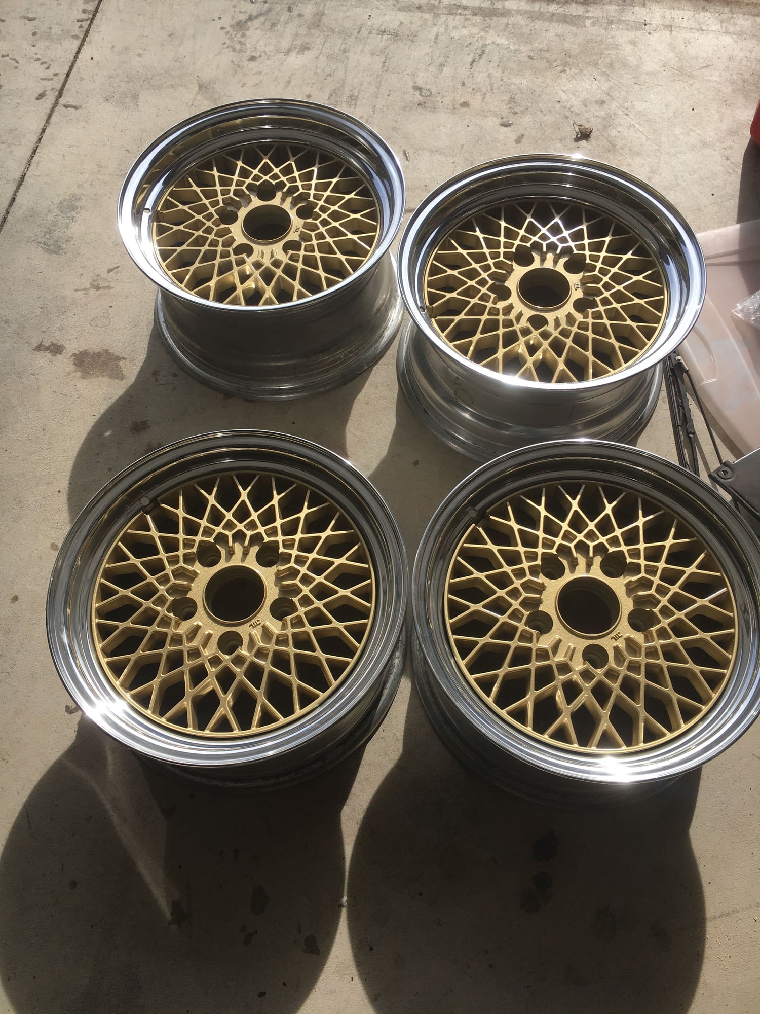 Wheels and Tires/Axles - 7/8 x 16 freshly refinished wheels - Used - 0  All Models - Mustang, OK 73064, United States