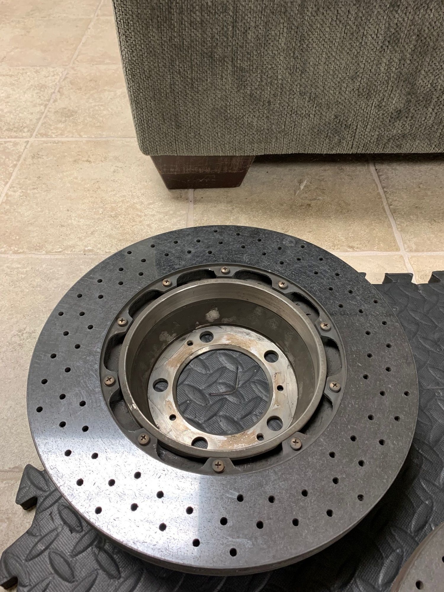 Brakes - Two 996/997 350MM PCCB Rear Left Rotors No chips or surface issues - $1500 each - Used - 0  All Models - Palos Heights, IL 60463, United States