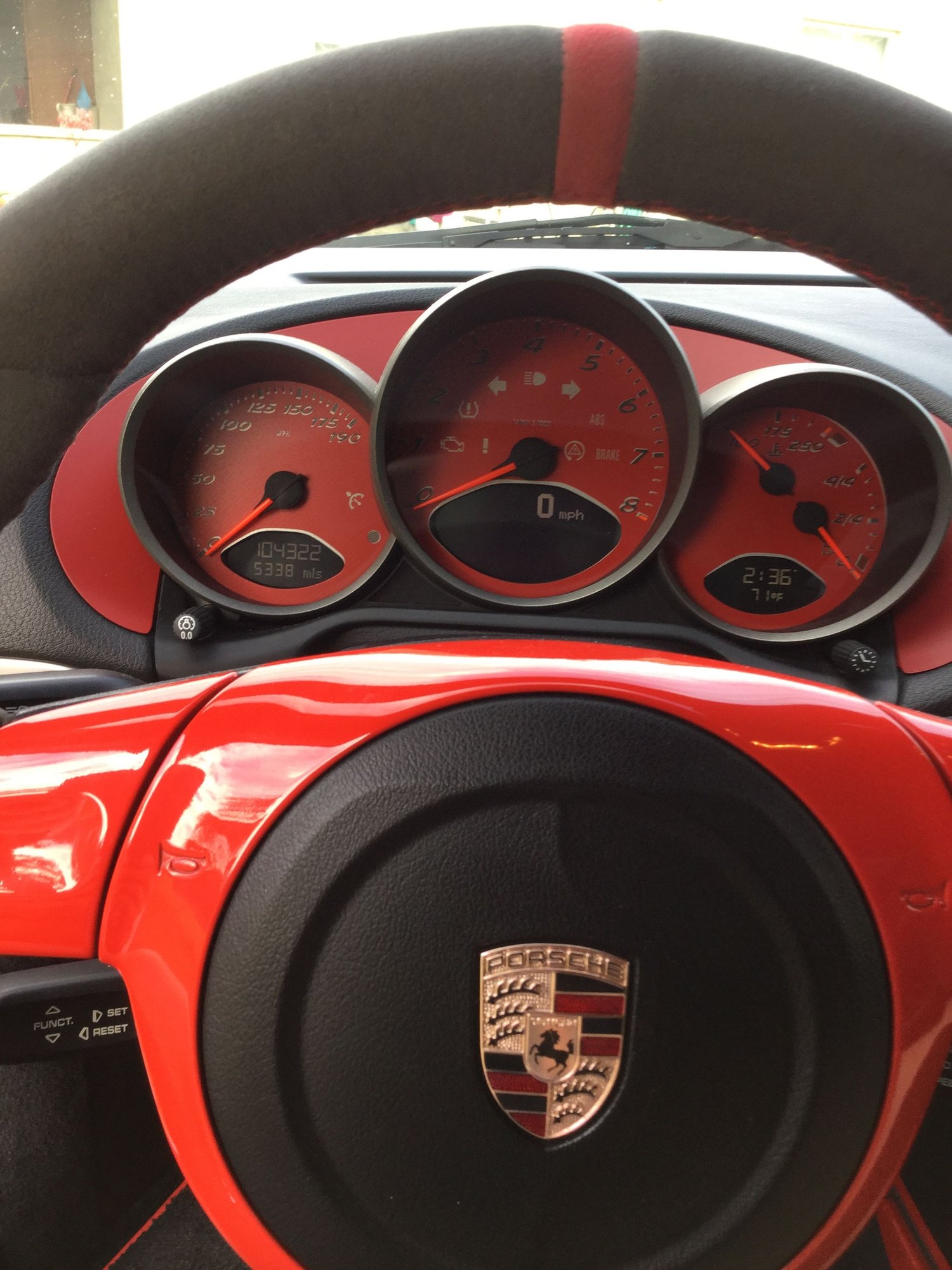 2006 Porsche Cayman - 2006 Cayman S white with red and black accents - Used - VIN WP0AB29846U782890 - 104,322 Miles - 6 cyl - 2WD - Manual - Coupe - White - Tampa, FL 33624, United States