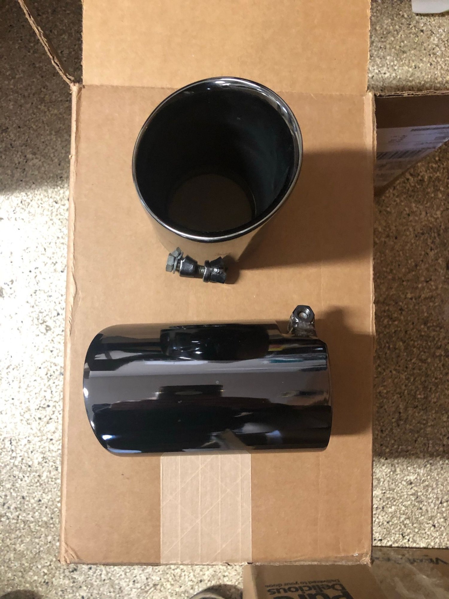 Engine - Exhaust - 987.2 S Fabspeed black chrome angle cut walled tips - Used - 2009 to 2012 Porsche Boxster - 2009 to 2012 Porsche Cayman - St. Charles, IL 60175, United States