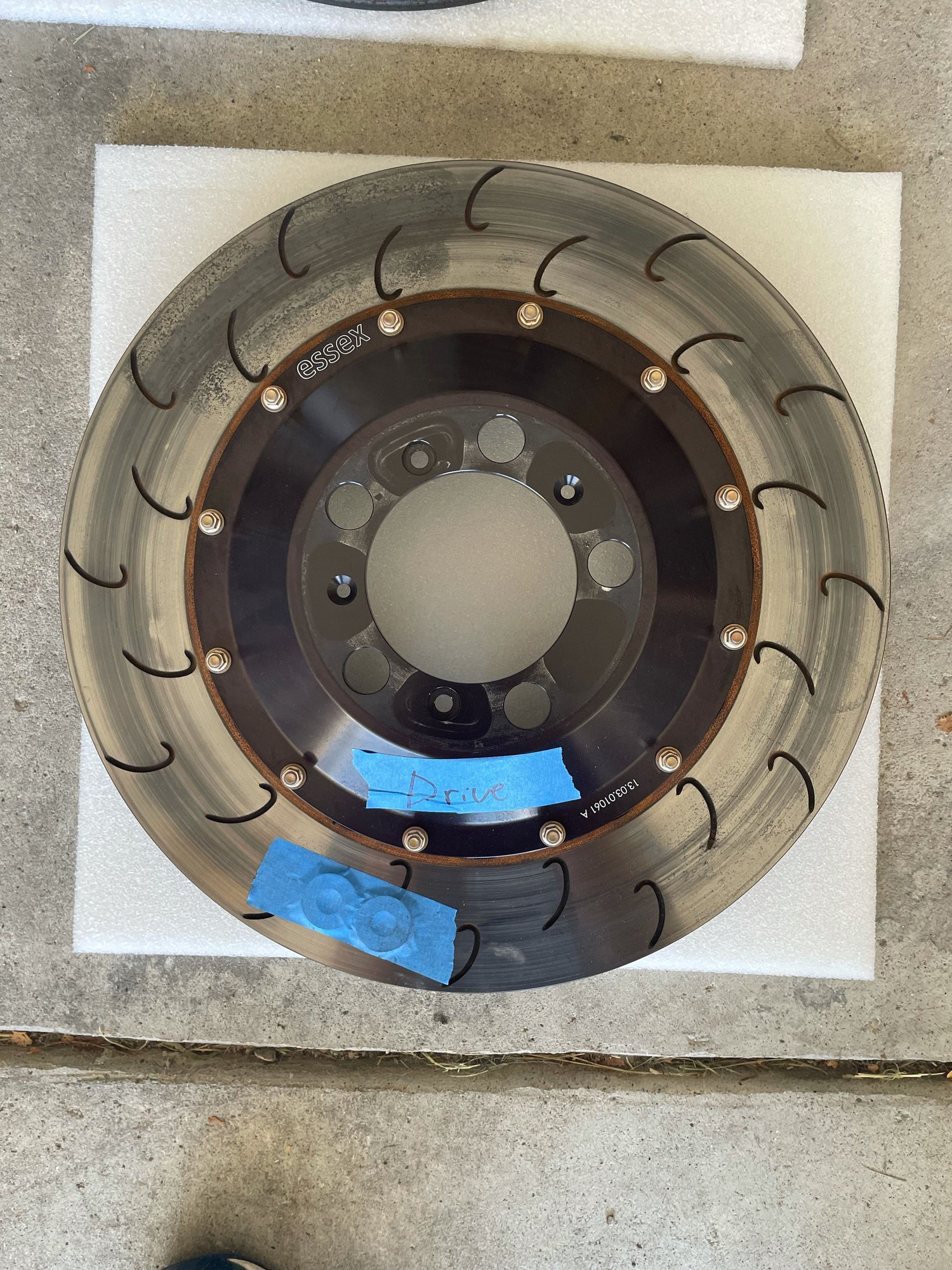 Set of AP Racing by Essex J hook rotors for 991 PCCB GT3/GT3RS Rennlist Porsche Discussion