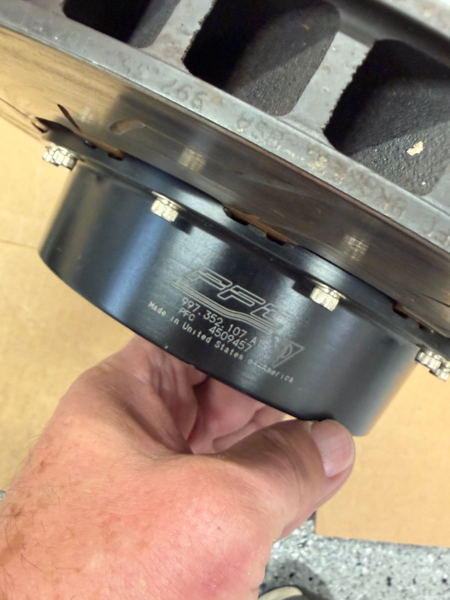 2011 Porsche GT3 - Rear PFC rotors and hats - Accessories - $500 - Salt Lake City, UT 84121, United States