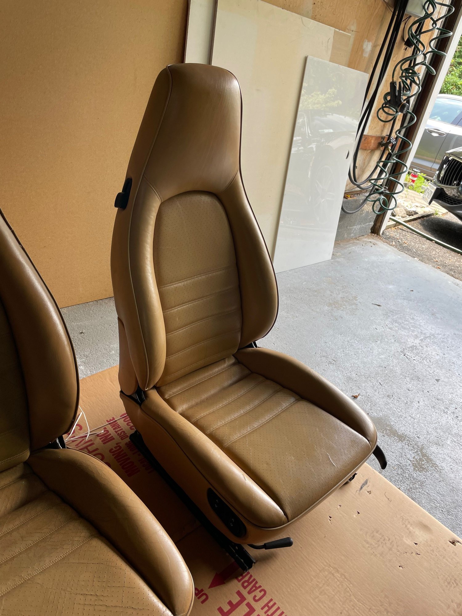 Interior/Upholstery - 968 Front Seats - Cashmere - For Sale - Used - 1989 to 1998 Porsche 911 - 1986 to 1990 Porsche 944 - All Years Porsche 968 - Northport, NY 11768, United States