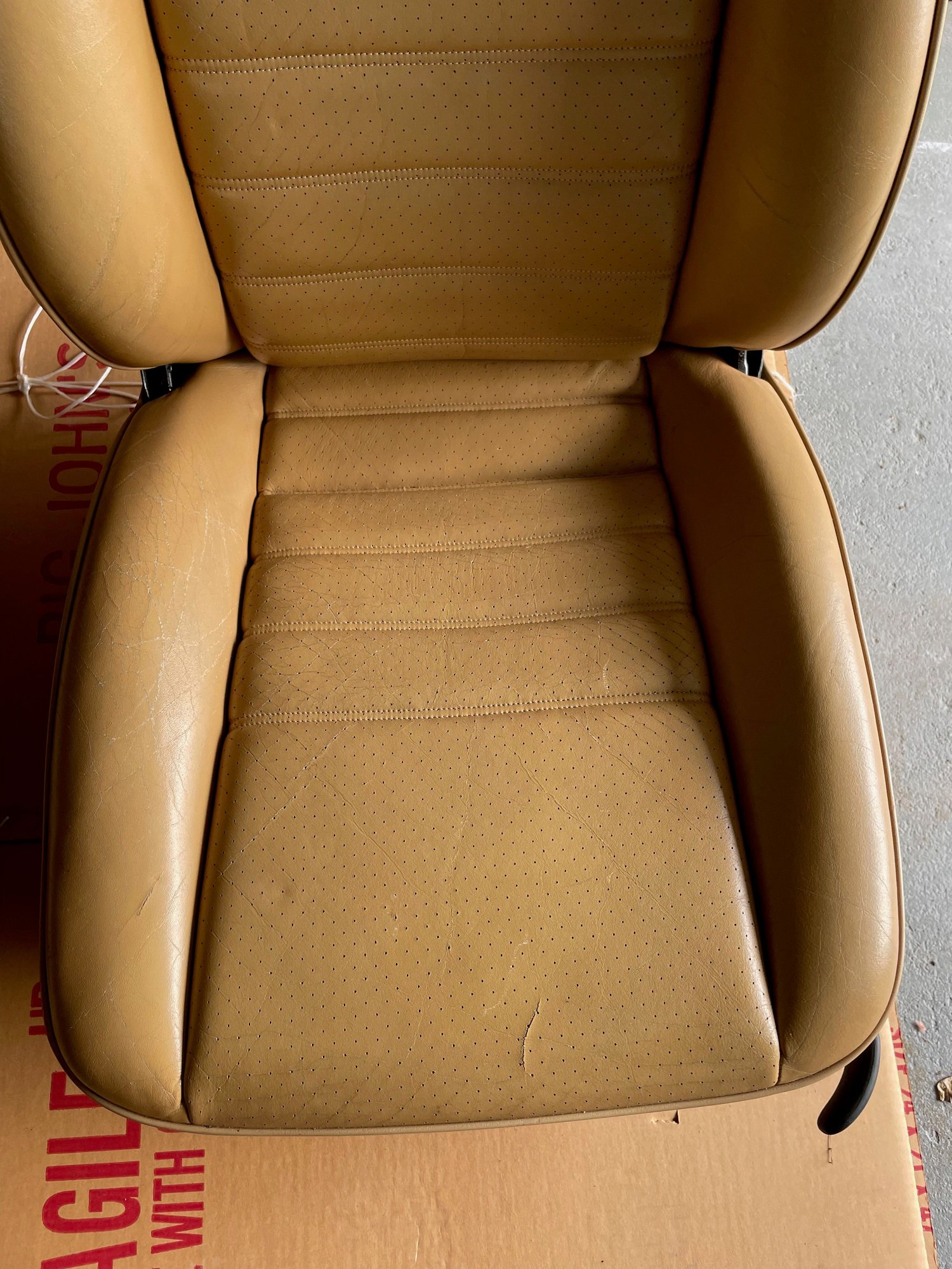 Interior/Upholstery - 968 Front Seats - Cashmere - For Sale - Used - 1989 to 1998 Porsche 911 - 1986 to 1990 Porsche 944 - All Years Porsche 968 - Northport, NY 11768, United States