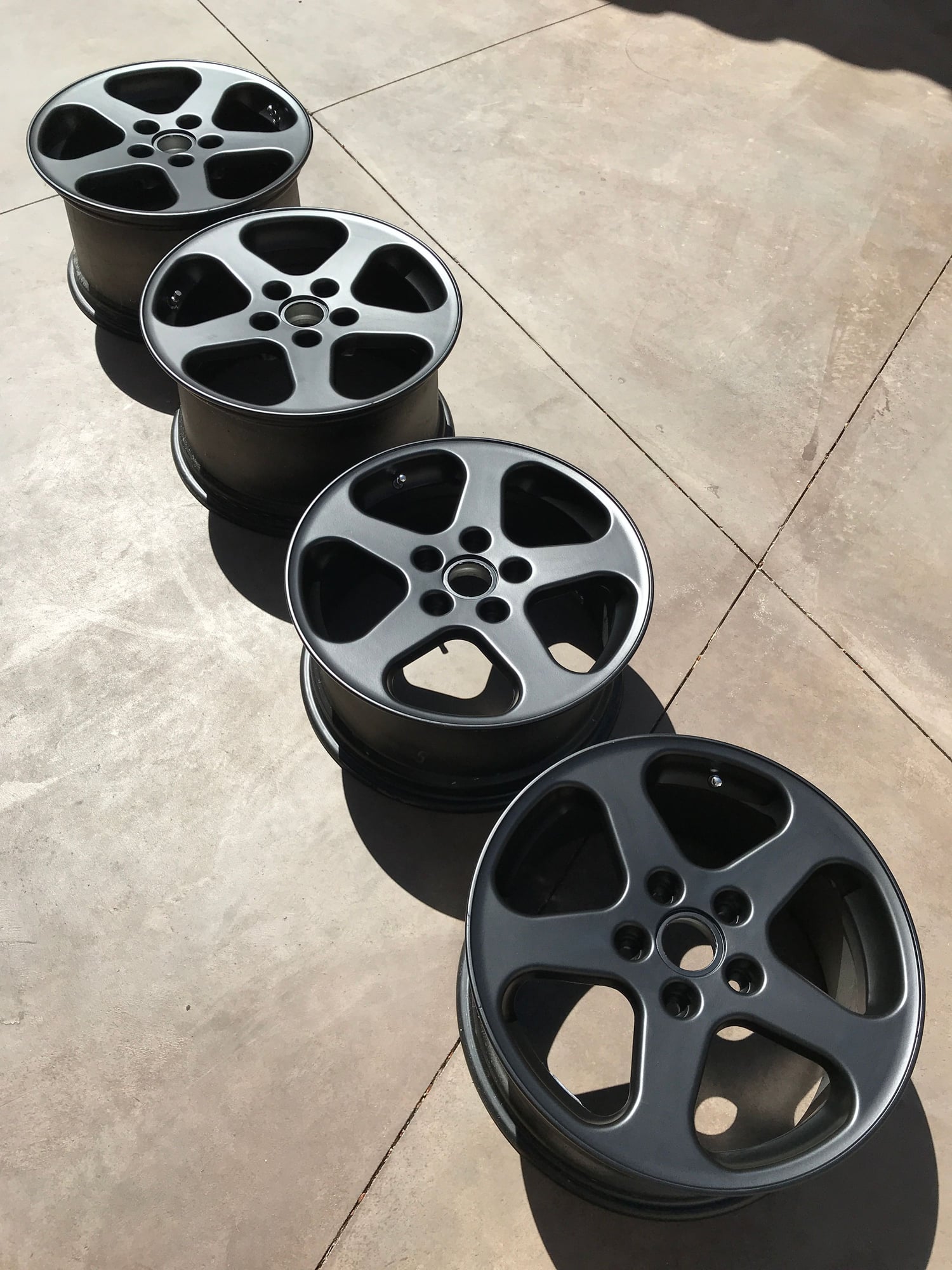 Wheels and Tires/Axles - FS:  RUF 18" Wheel Set in Satin Black - Used - 1990 to 1998 Porsche 911 - Henderson, NV 89074, United States