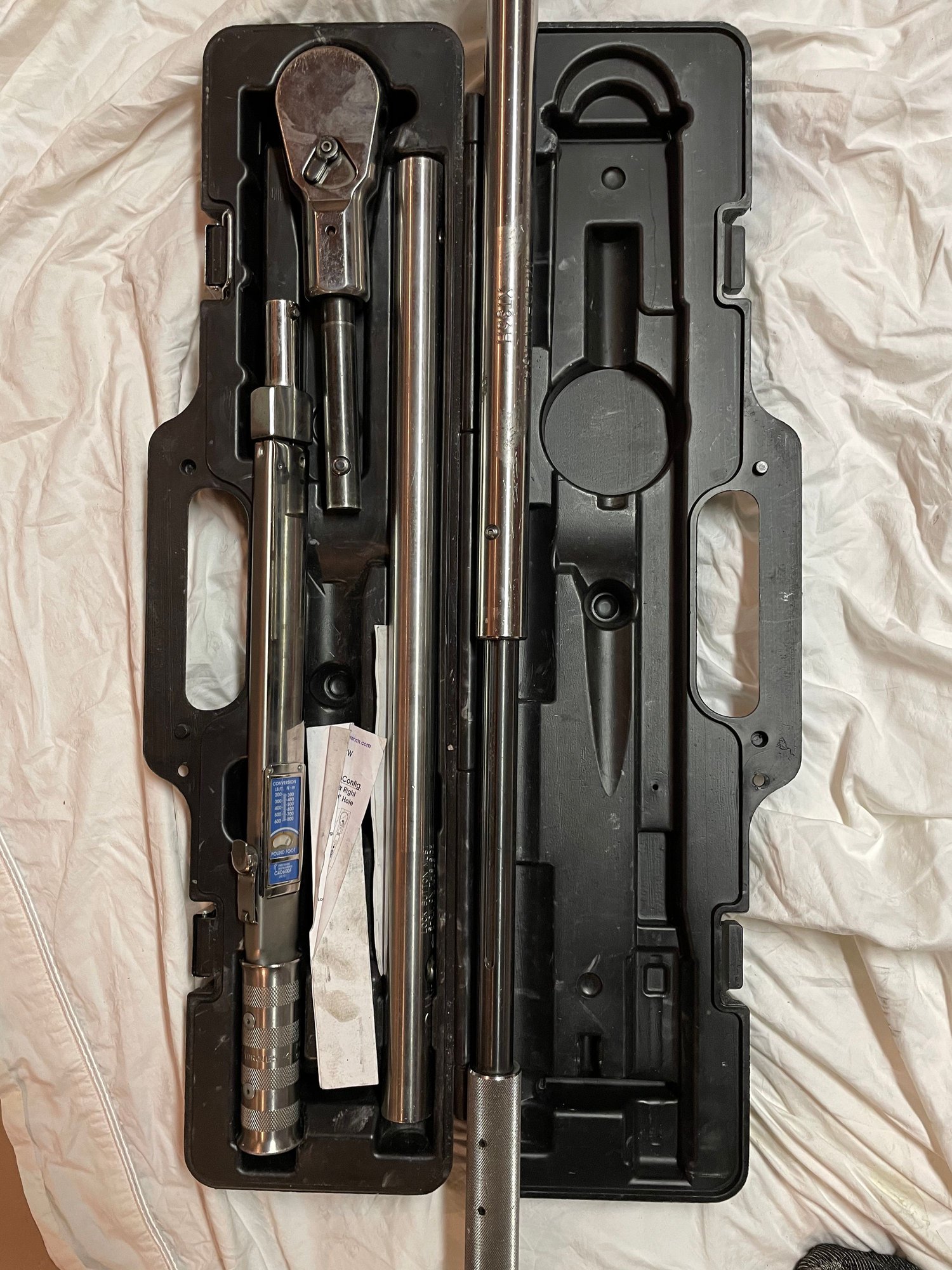 Precision Instruments 3/4" Drive Torque Wrench and Breaker Bar Combo