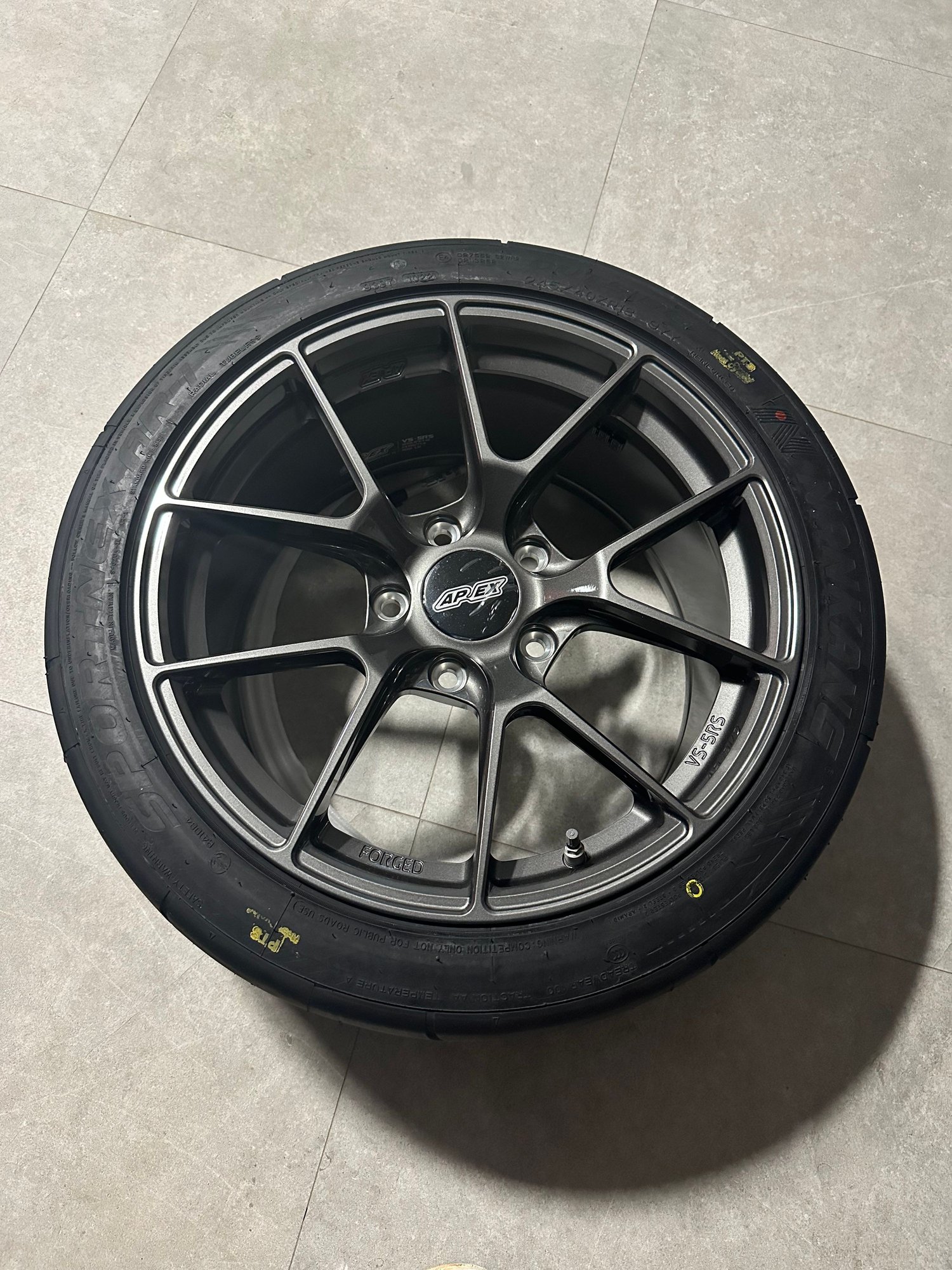 Wheels and Tires/Axles - Brand New 4 Apex Wheels VS-5RS / Nankang AR-1 Tire Set - New - 2005 to 2012 Porsche Cayman - Coral Gables, FL 33146, United States