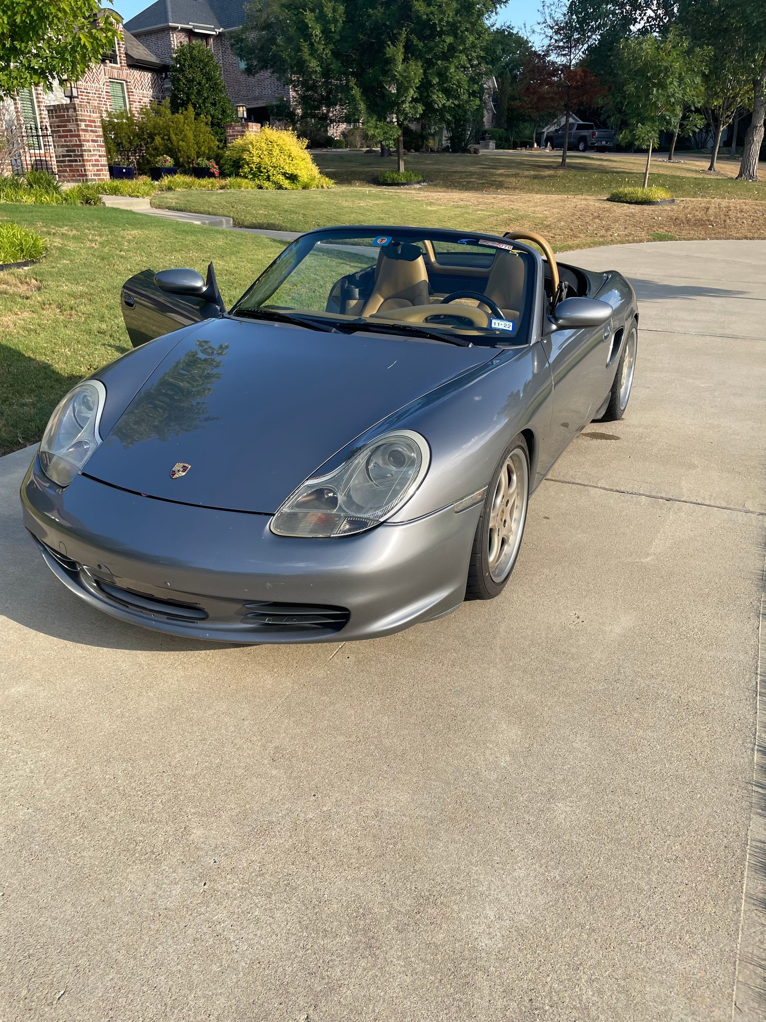 2001 Porsche Boxster - 2001 Boxster S (Seal Gray) - Used - VIN WP0CB29841U660645 - 70,500 Miles - 6 cyl - 2WD - Manual - Convertible - Gray - Fairview, TX 75069, United States