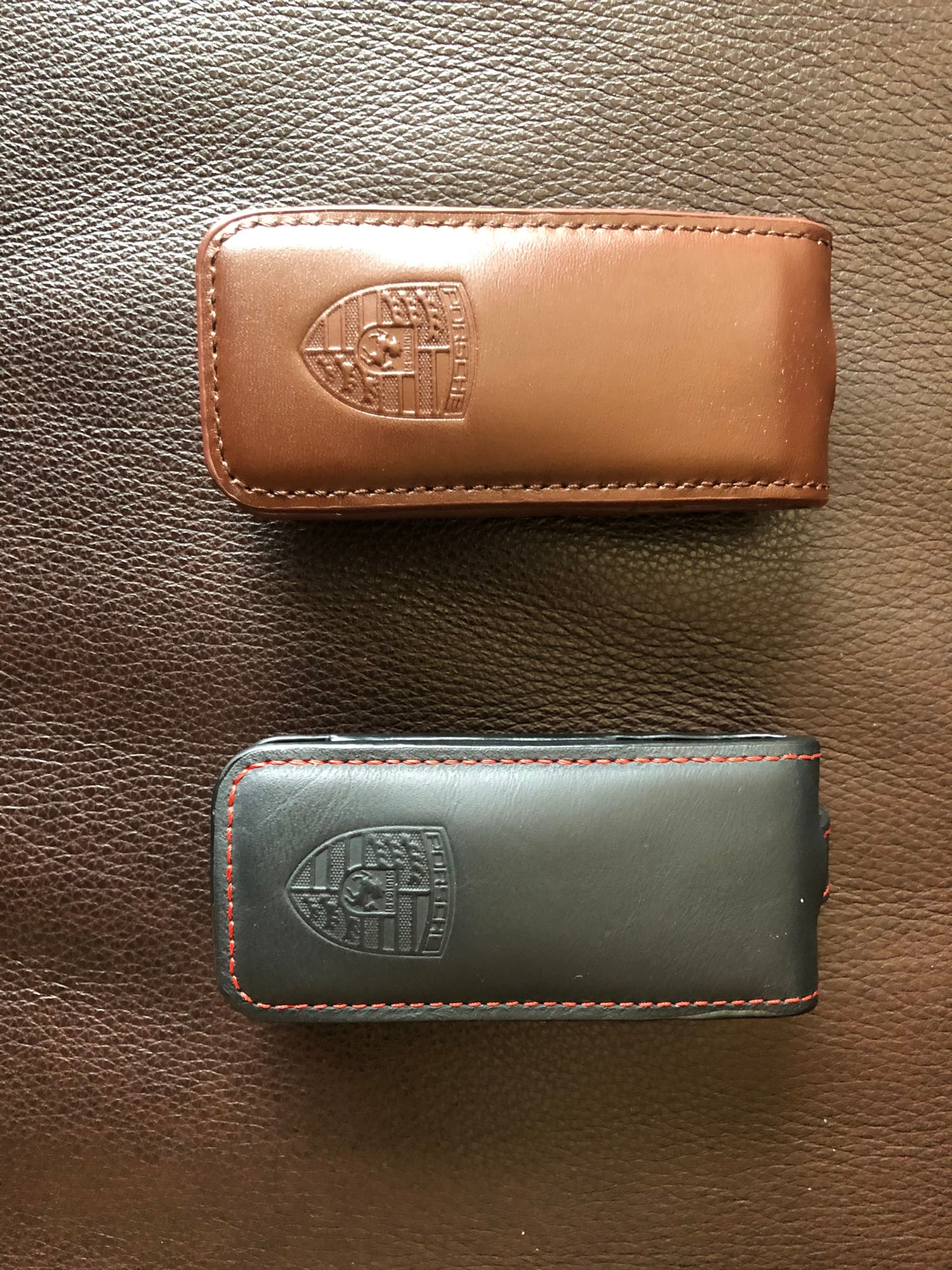 Accessories - Porsche keychains and key fob leather cases - Used - 1964 to 2020 Porsche All Models - Campbell, CA 95008, United States