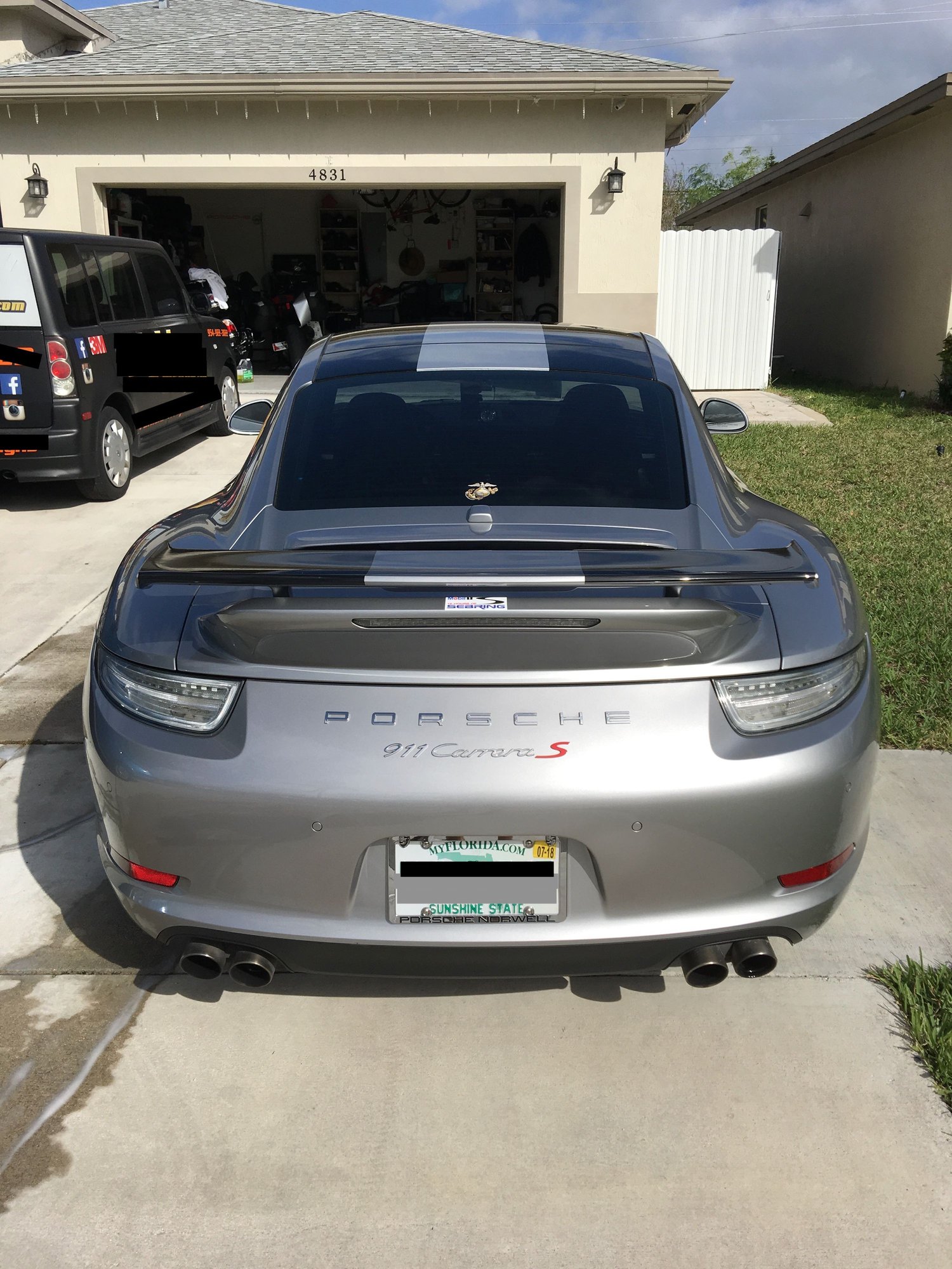 Exterior Body Parts - Add a Porsche wing to your car. Aero cup kit wing - Used - 2012 to 2016 Porsche 911 - Hollywood, FL 33021, United States