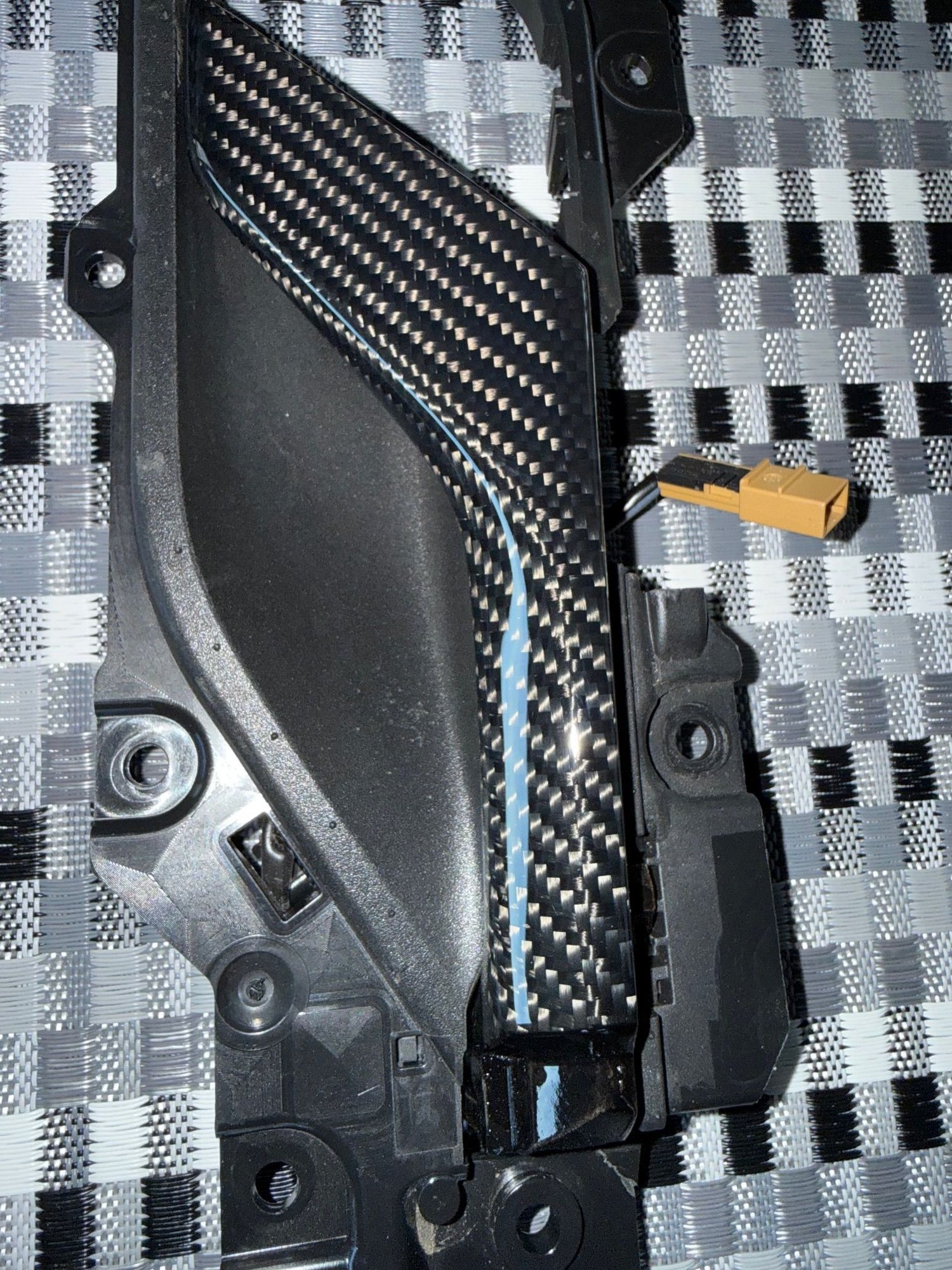 Interior/Upholstery - New DB Carbon 992 Gloss Carbon Interior Door Handles - OEM, Never Installed - New - All Years  All Models - Alpine, WY 83128, United States