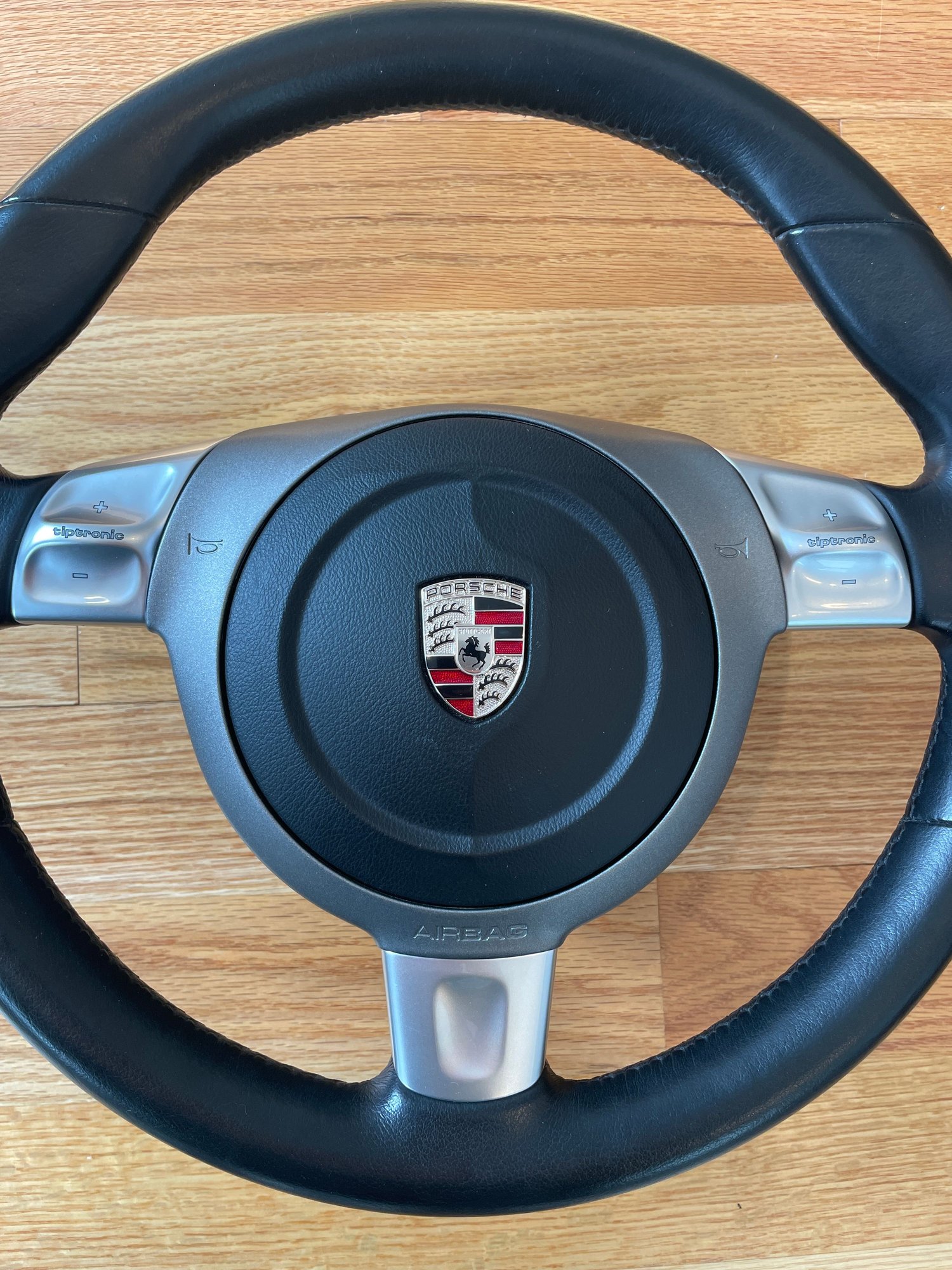 Interior/Upholstery - 997 / 987 OEM Sport Steering Wheel & Airbag - Tiptronic - Used - -1 to 2026  All Models - Boston, MA 02127, United States