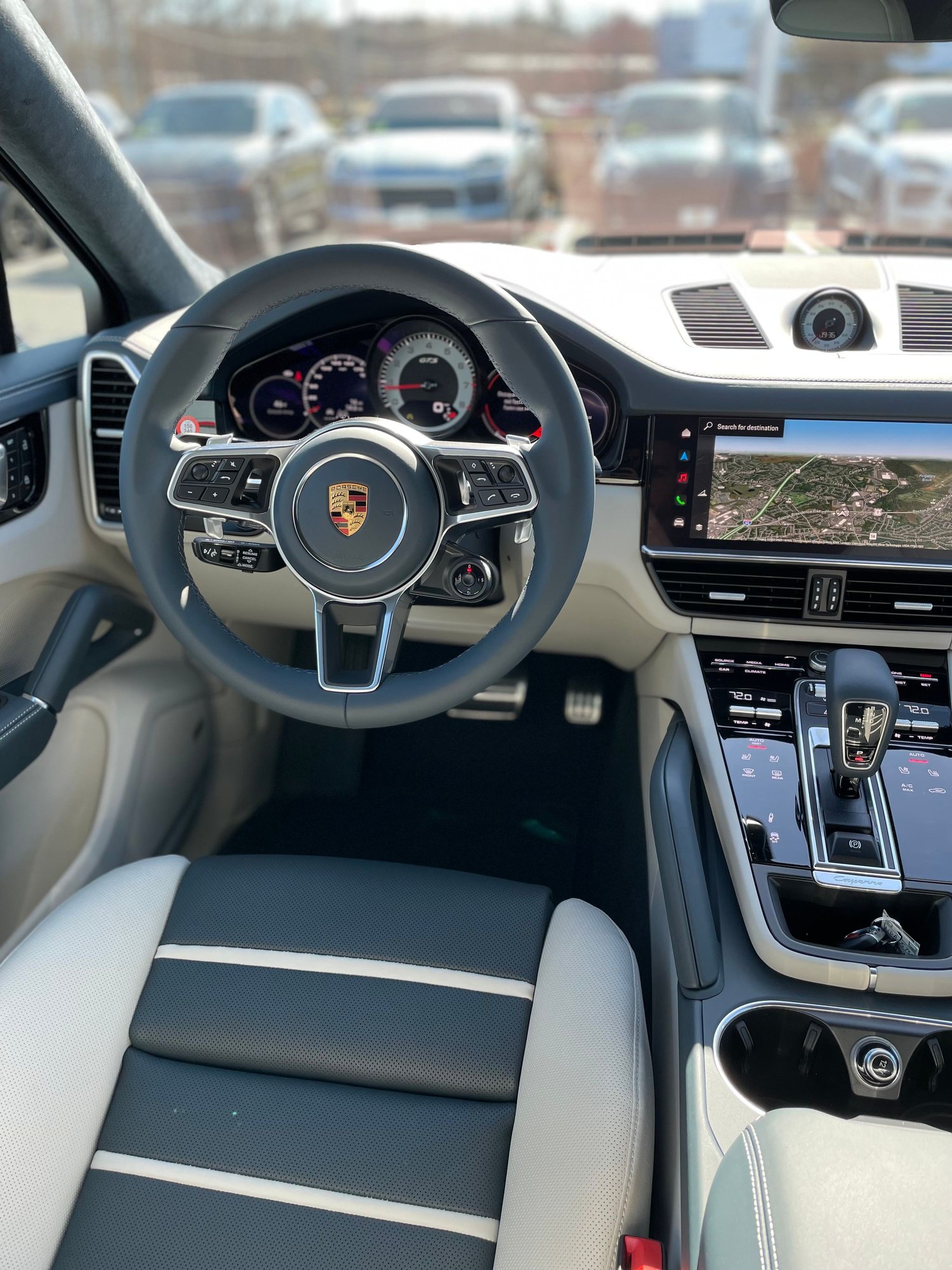 2022 Porsche Cayenne - 2022 Cayenne Coupe GTS White, Graphite/Chalk Interior, Premium, Assistance & More - Used - VIN WP1BG2AY8NDA55735 - 30,500 Miles - 8 cyl - AWD - Automatic - SUV - White - Boston, MA 02129, United States