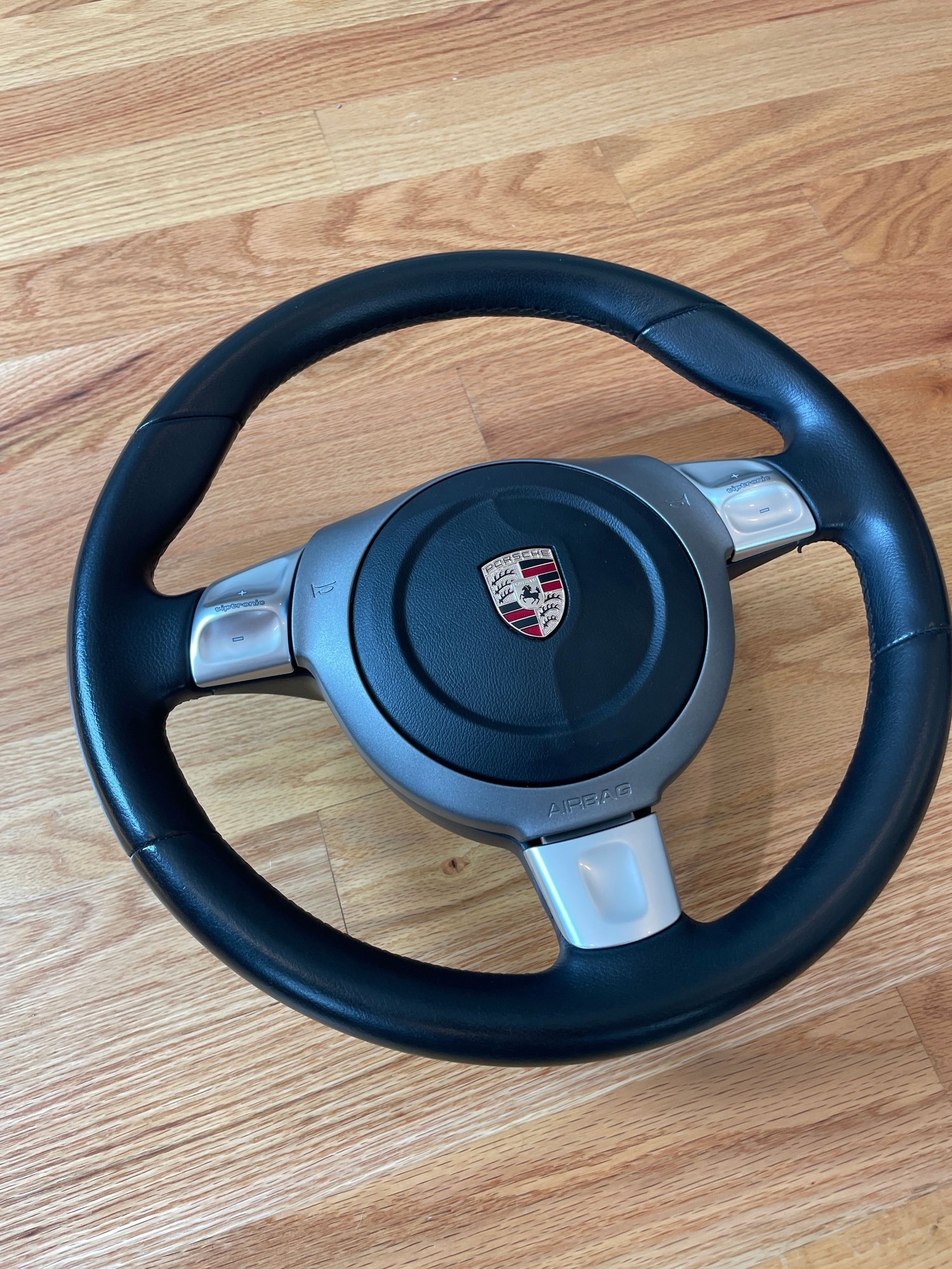 Interior/Upholstery - 997 / 987 OEM Sport Steering Wheel & Airbag - Tiptronic - Used - -1 to 2026  All Models - Boston, MA 02127, United States