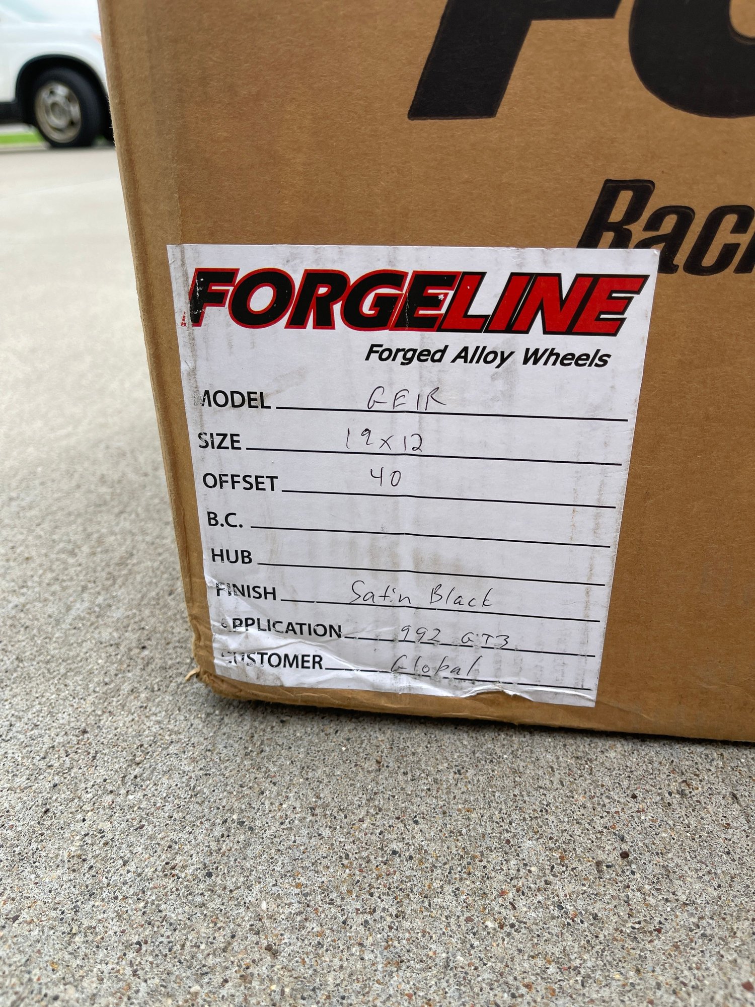 Wheels and Tires/Axles - Barely used Forgeline center lock race rims - Used - 2017 to 2019 Porsche GT3 - Onalaska, WI 54650, United States