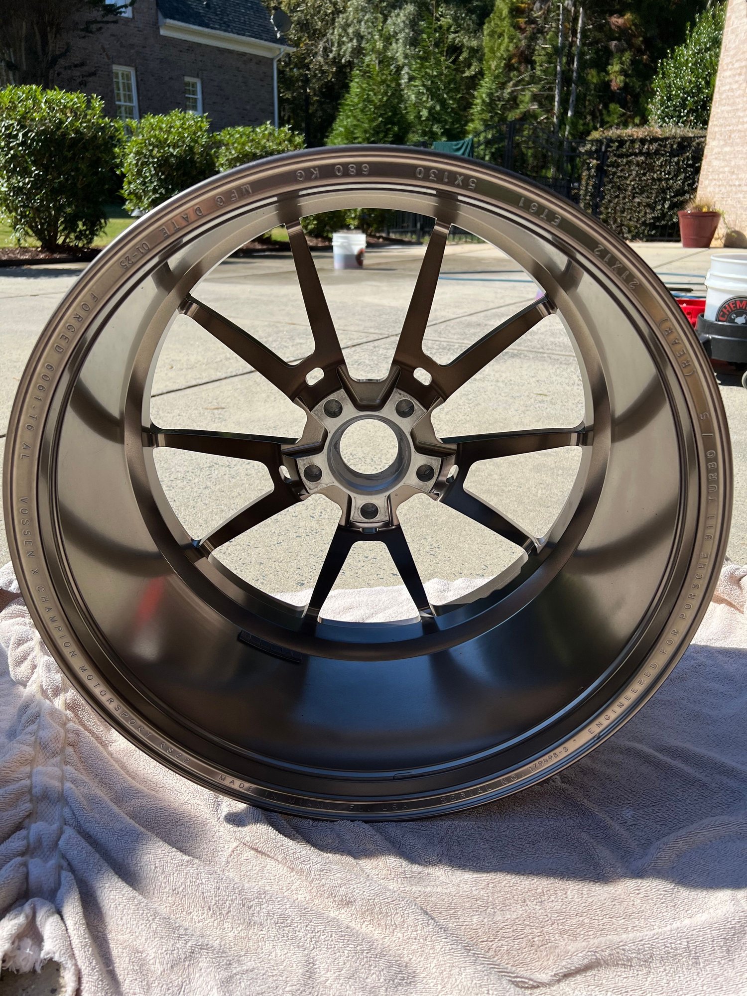 Wheels and Tires/Axles - Vossen Champion RS92 21x12 & 20x9.5 for 992 TTS - Used - Charlotte, NC 28173, United States