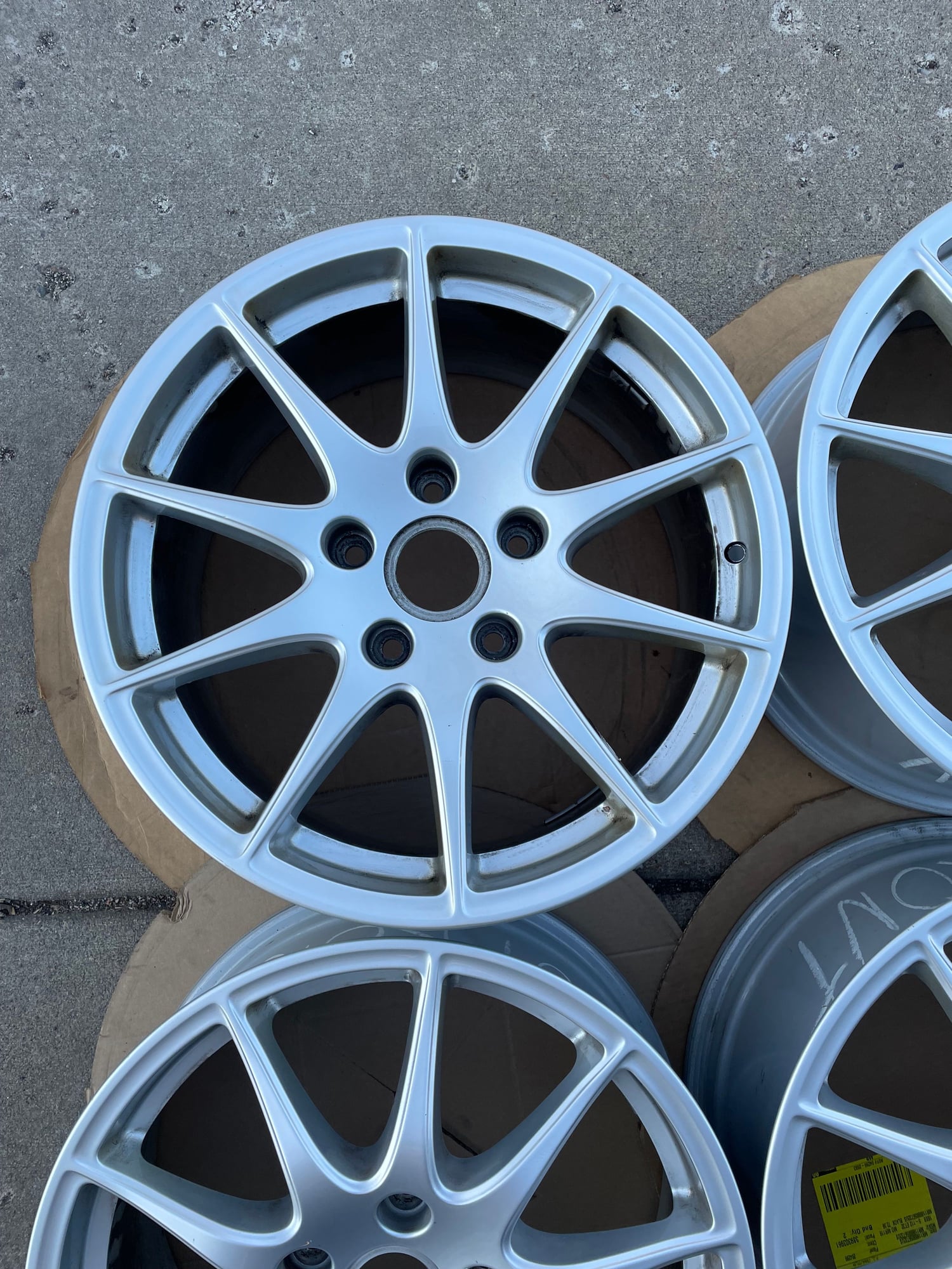 2020 Porsche Cayenne - 18" OEM Porsche Panamera S Wheels - 970 970.1 - Silver - Wheels and Tires/Axles - $750 - Plymouth, MN 55447, United States
