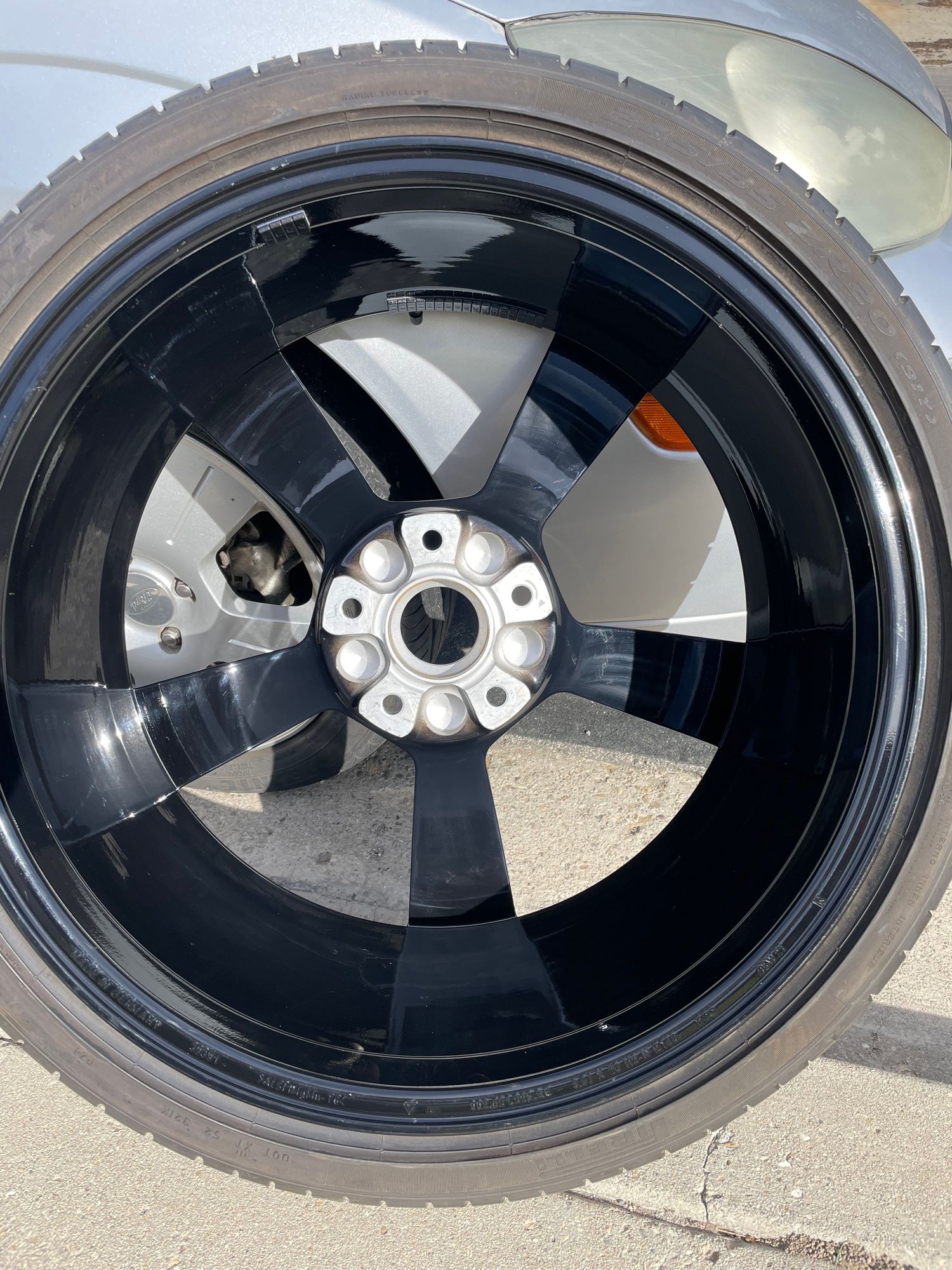 Wheels and Tires/Axles - 20" Exclusive Design Front Wheel 8.5X20 ET50 Jet Black with Pirelli PZERO NA1 tire - Used - All Years  All Models - Moorpark, CA 93021, United States