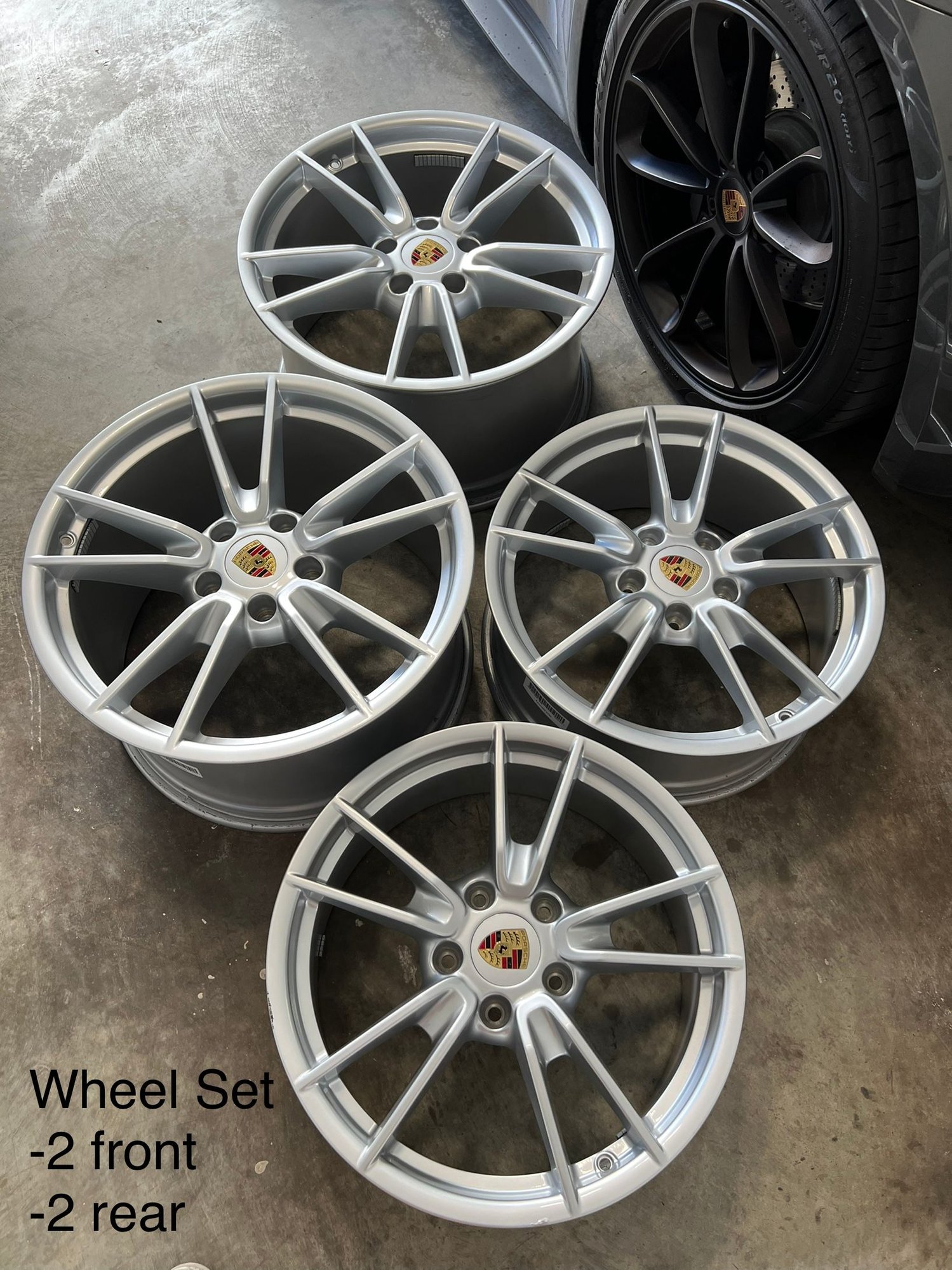 Wheels and Tires/Axles - OEM 19/20" 992 911 Carrera Wheels - Used - 2020 to 2023 Porsche 911 - Houston, TX 77008, United States