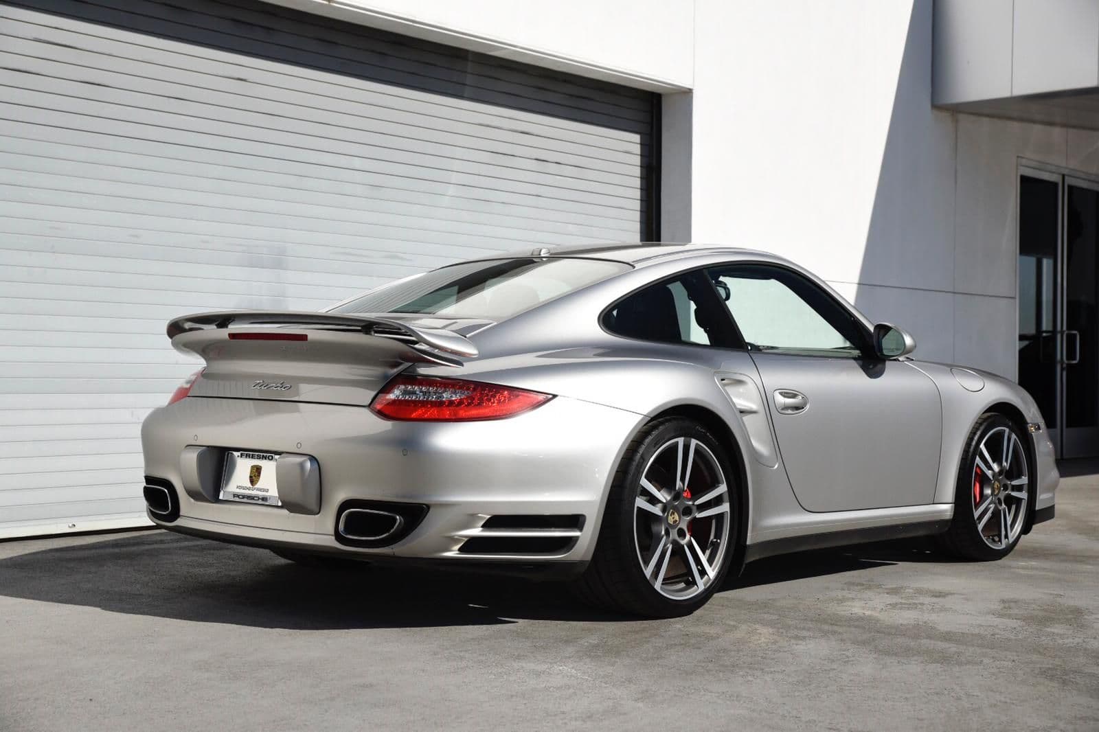 2012 Porsche 911 - 997 Turbo Coupe in Platinum Silver Metallic - Used - VIN WP0AD2A96CS766275 - 47,055 Miles - 6 cyl - AWD - Automatic - Coupe - Silver - Fresno, CA 93650, United States