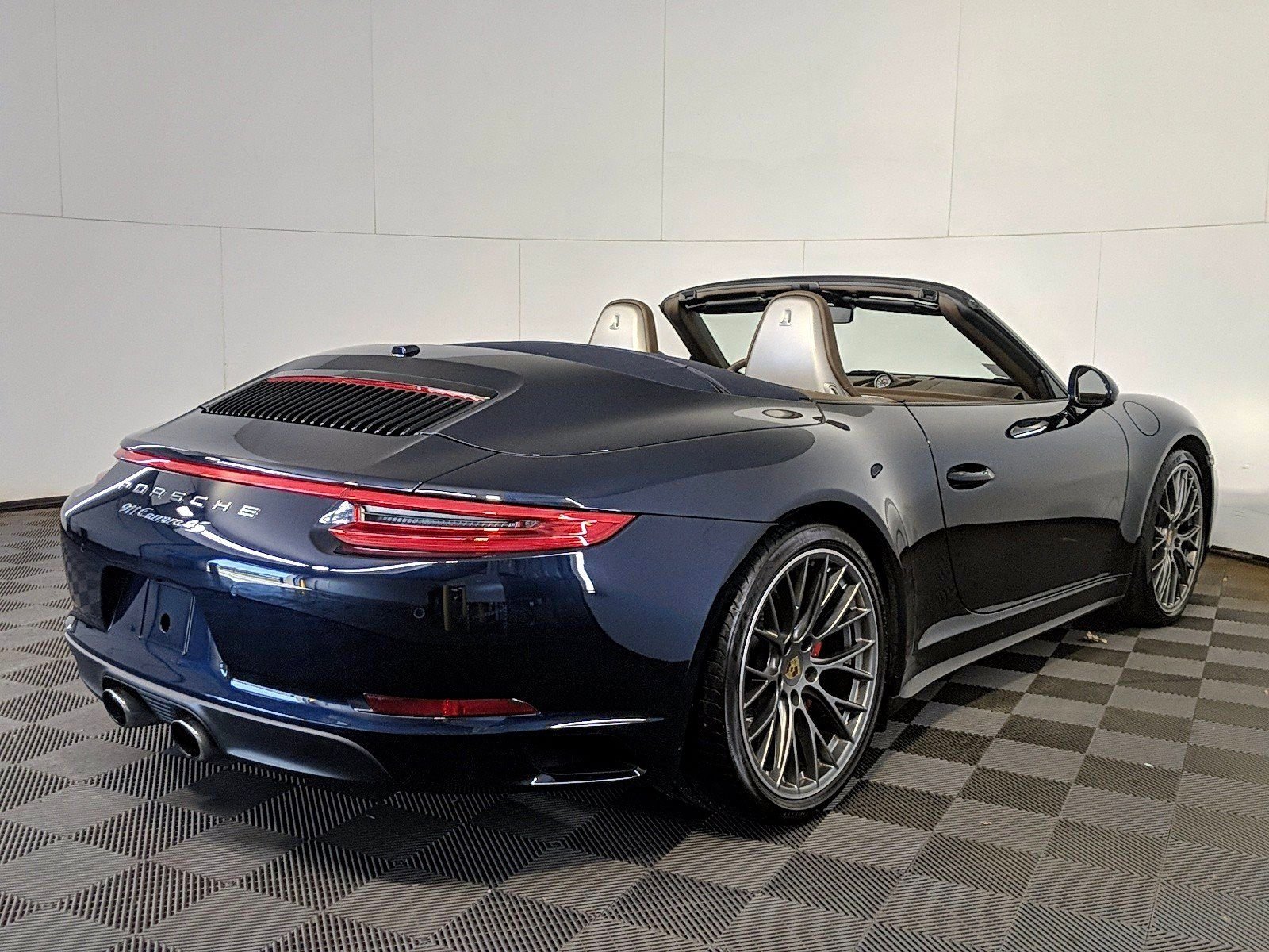 2017 Porsche 911 - 2017 Carrera 4S Cabriolet - Night Blue/Saddle Brown Full Leather - Used - VIN WP0CB2A97HS155807 - 19,650 Miles - 6 cyl - AWD - Automatic - Convertible - Blue - Sudbury, MA 01776, United States