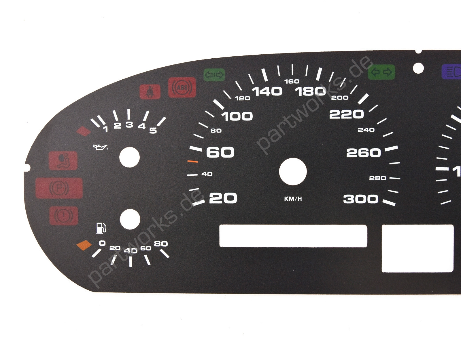 Replacement instrument cluster face for digital dash Rennlist