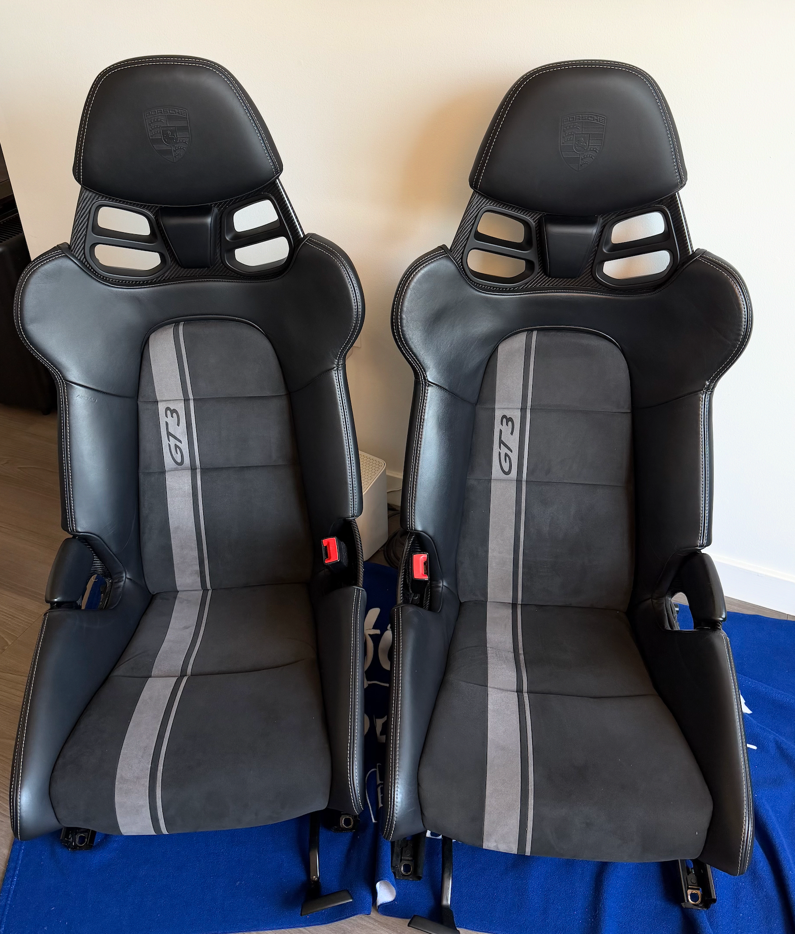 Interior/Upholstery - 991 GT3 Carbon Bucket Seats (LWB / LWCB) - Used - 2014 to 2026 Porsche 911 - San Jose, CA 95134, United States