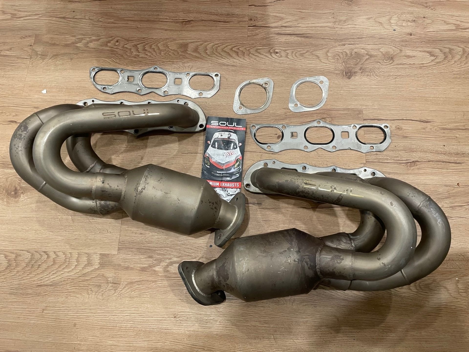 Engine - Exhaust - 981 Soul catted headers for both base and S engines. - Used - 2013 to 2016 Porsche Boxster - Tarzana, CA 91356, United States