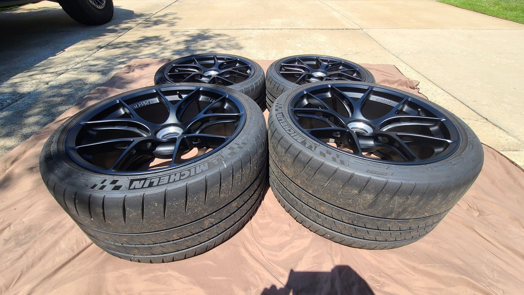 Wheels and Tires/Axles - 991 Porsche GT3 Centerlock BBS FI-R Wheels w/ Michelin Pilot Sport Cup 2 Tires - Used - 2014 to 2019 Porsche GT3 - Saint Louis, MO 63385, United States