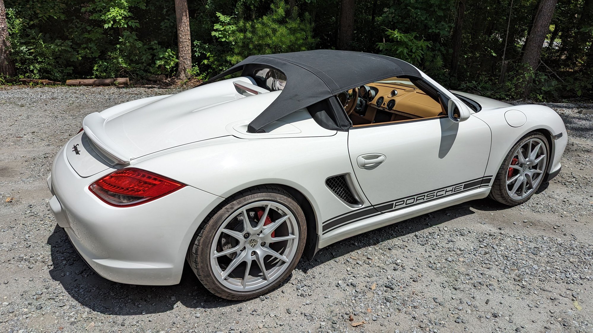 2011 Porsche Boxster - 2011 Boxster Spyder - Used - VIN WP0CB2A8XBS745532 - 87,000 Miles - 6 cyl - 2WD - Automatic - Convertible - White - Greensboro, NC 27455, United States