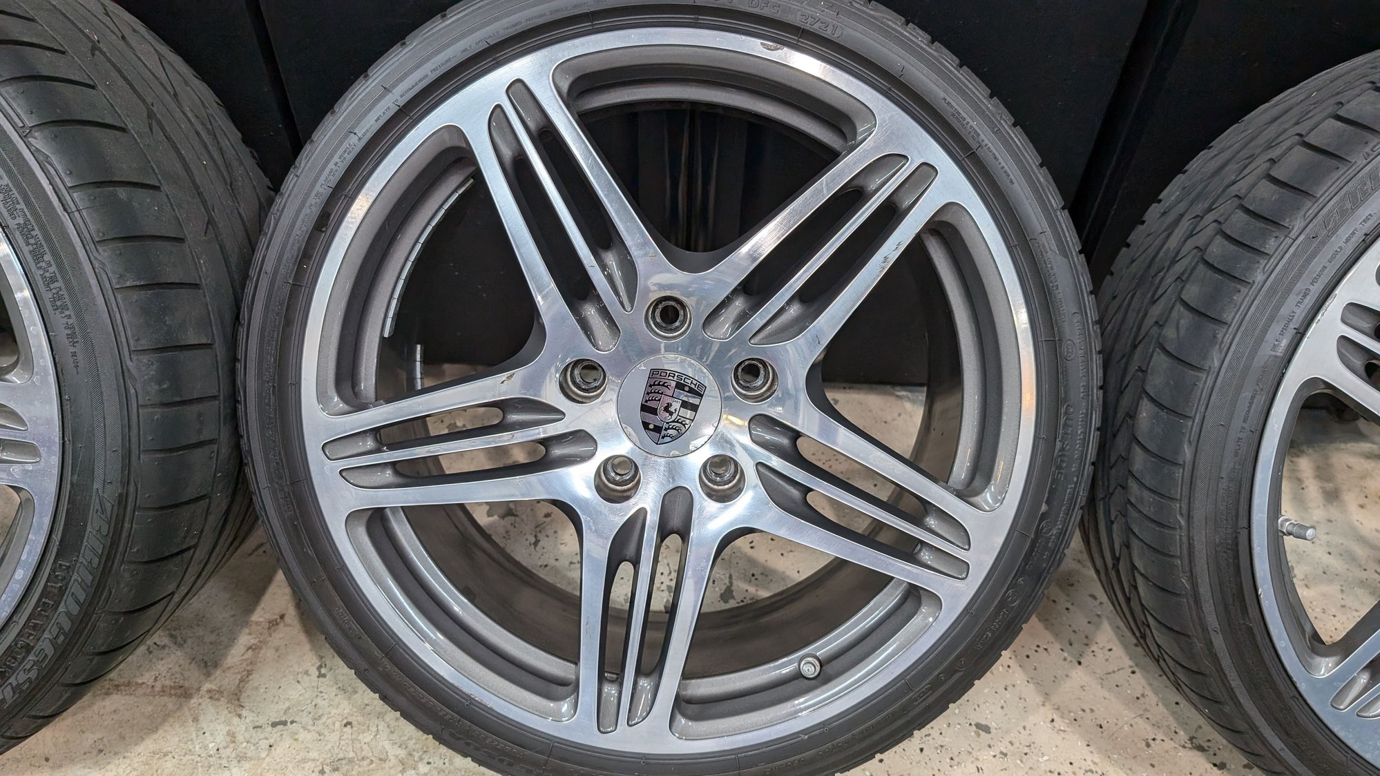 Wheels and Tires/Axles - Turbo wheels (997.1) with tires and TPMS - Used - All Years Porsche 911 - Pittsburgh, PA 15215, United States