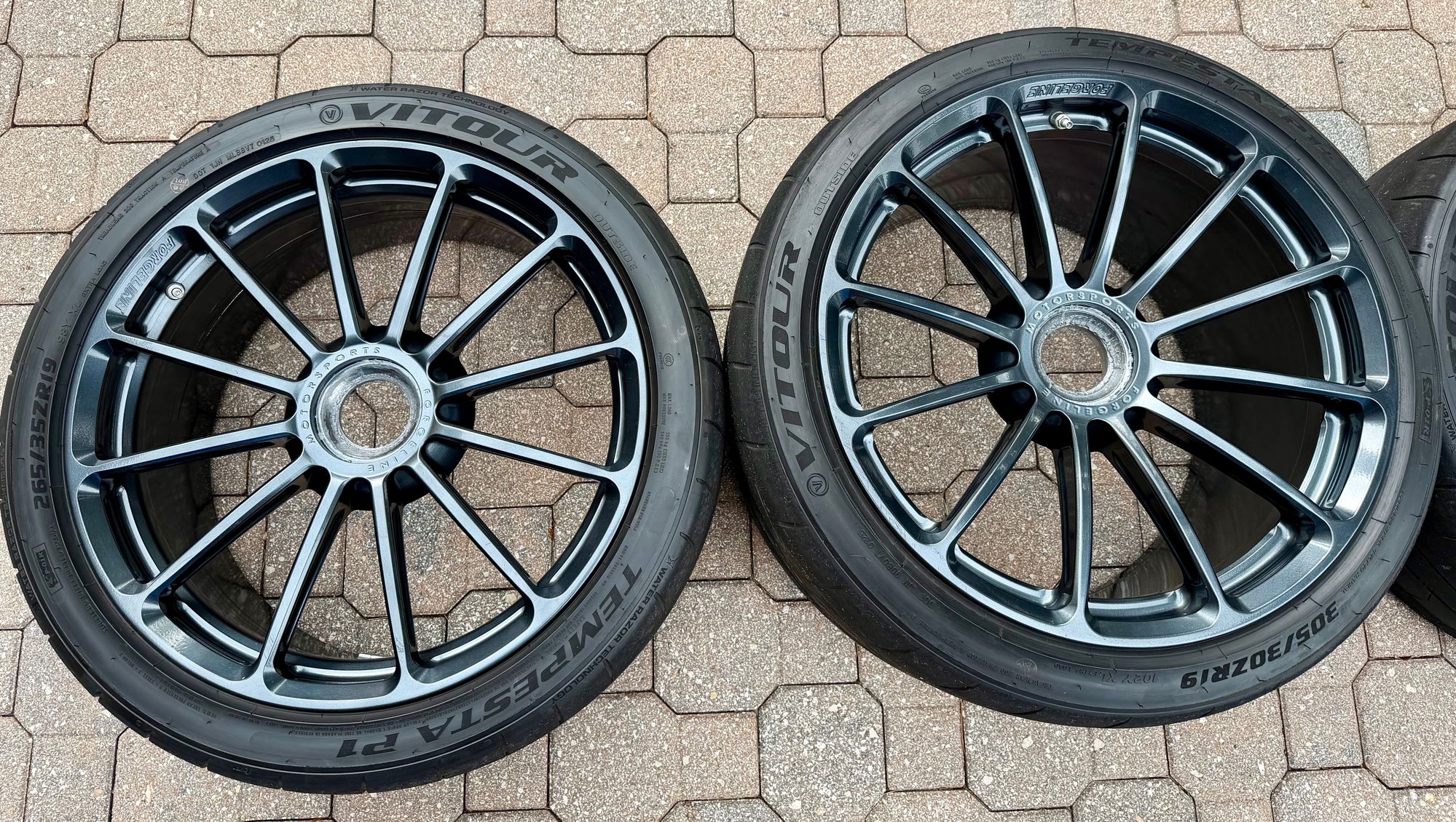 Wheels and Tires/Axles - Forgeline GTD1/Vitour P-01R setup for 991 GT3 19” clears PCCB - Used - All Years  All Models - Winter Garden, FL 34787, United States