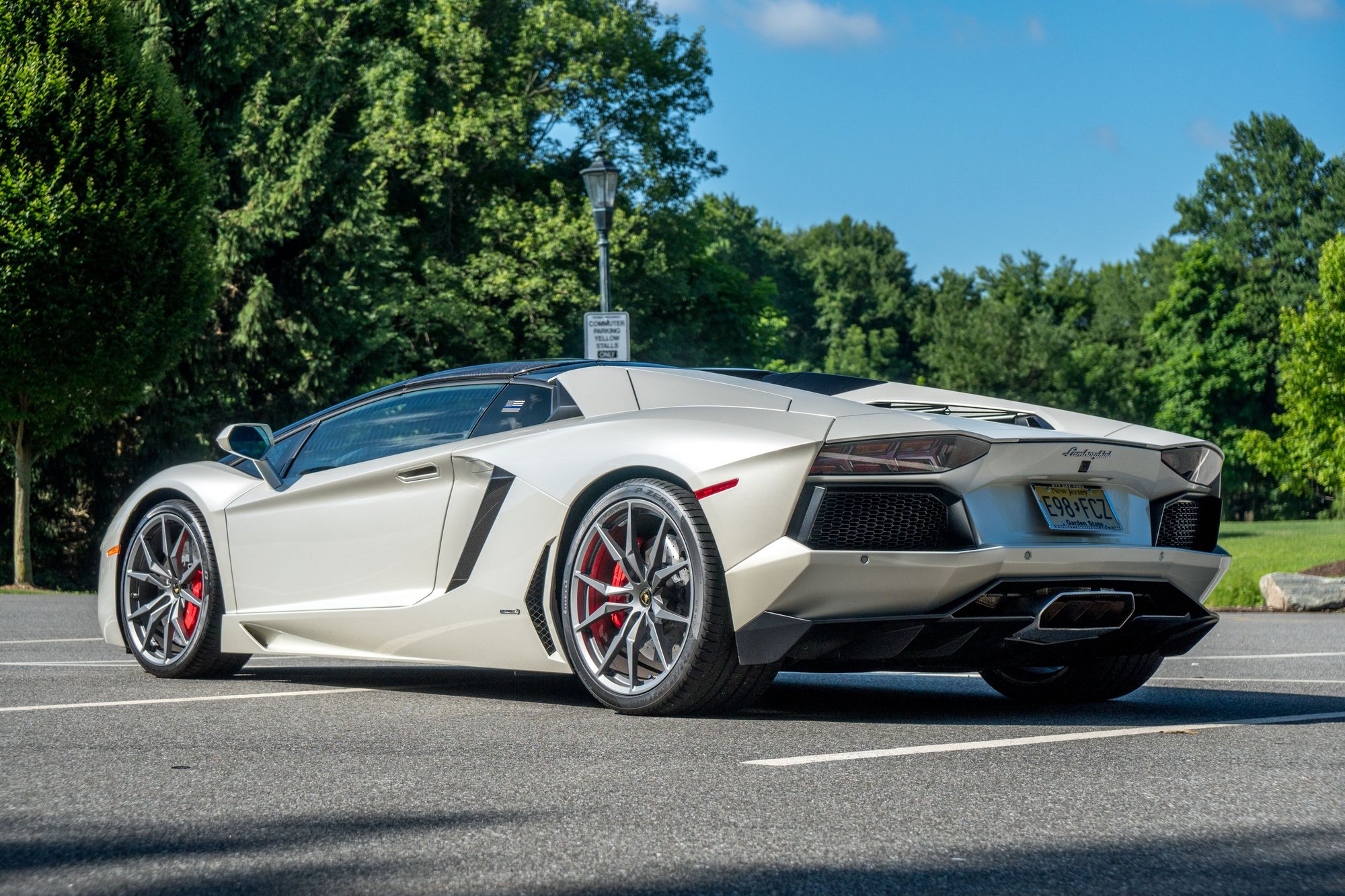 2015 Lamborghini Aventador - 2015 Lamborghini Aventador Roadster - Used - VIN ZHWUR1ZD2FLA03566 - 6,500 Miles - 12 cyl - AWD - Automatic - Coupe - White - Wyckoff, NJ 07481, United States