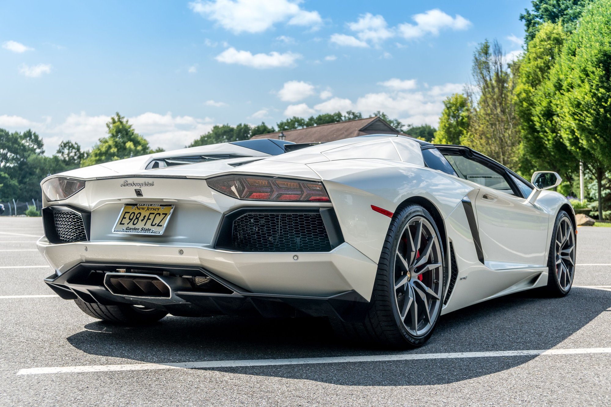 2015 Lamborghini Aventador - 2015 Lamborghini Aventador Roadster - Used - VIN ZHWUR1ZD2FLA03566 - 6,500 Miles - 12 cyl - AWD - Automatic - Coupe - White - Wyckoff, NJ 07481, United States