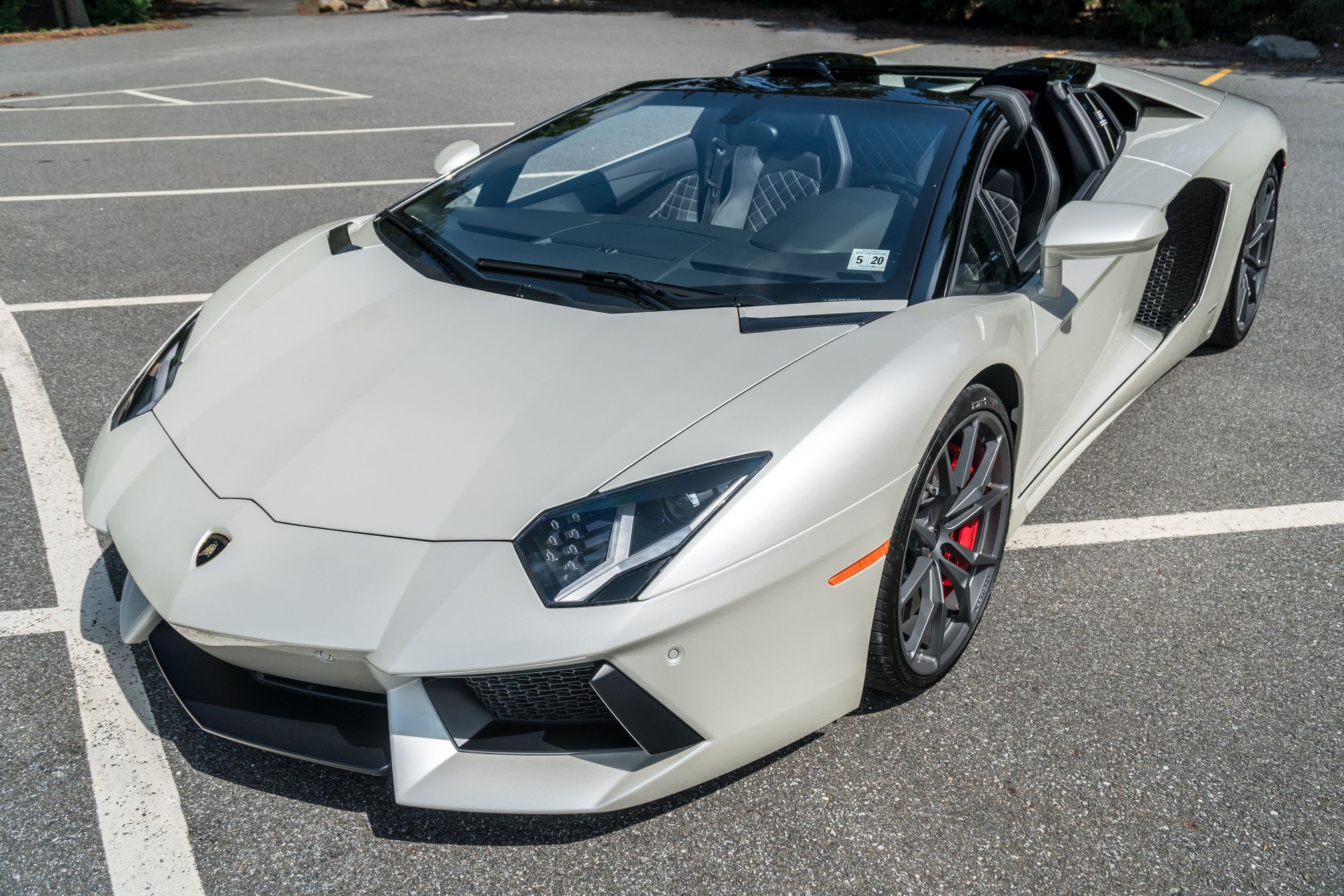 2015 Lamborghini Aventador - 2015 Lamborghini Aventador Roadster - Used - VIN ZHWUR1ZD2FLA03566 - 6,500 Miles - 12 cyl - AWD - Automatic - Coupe - White - Wyckoff, NJ 07481, United States