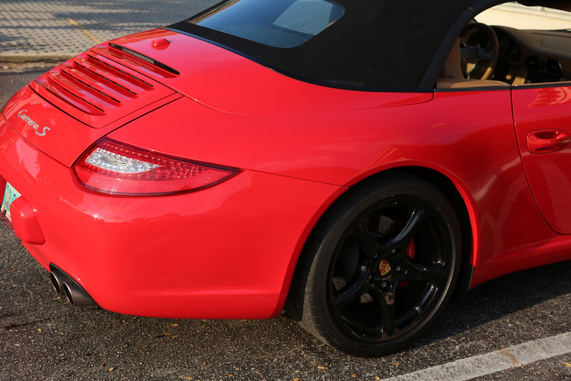 2010 Porsche 911 - 2010 911S Cabriolet  Guards Red / Beige Interior Black Soft Top - Used - VIN WPOCB2A94AS754086 - 48,600 Miles - 6 cyl - 2WD - Manual - Convertible - Red - Sarasota, FL 34231, United States