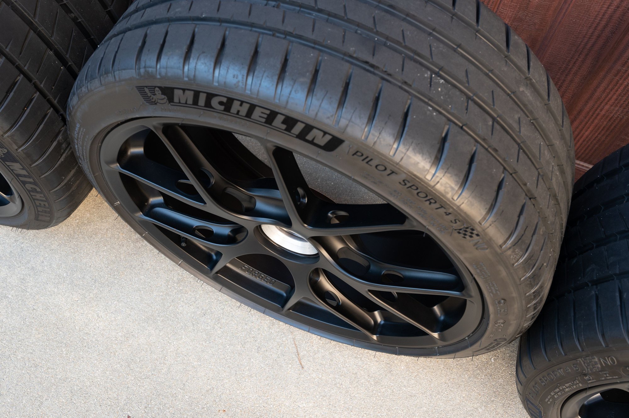 Wheels and Tires/Axles - BBS FI-R - 20" - Satin Black - Michelin PS4S w/ TPMS - Used - 2015 to 2019 Porsche GT3 - 2015 to 2019 Porsche 911 - Blythewood, SC 29016, United States