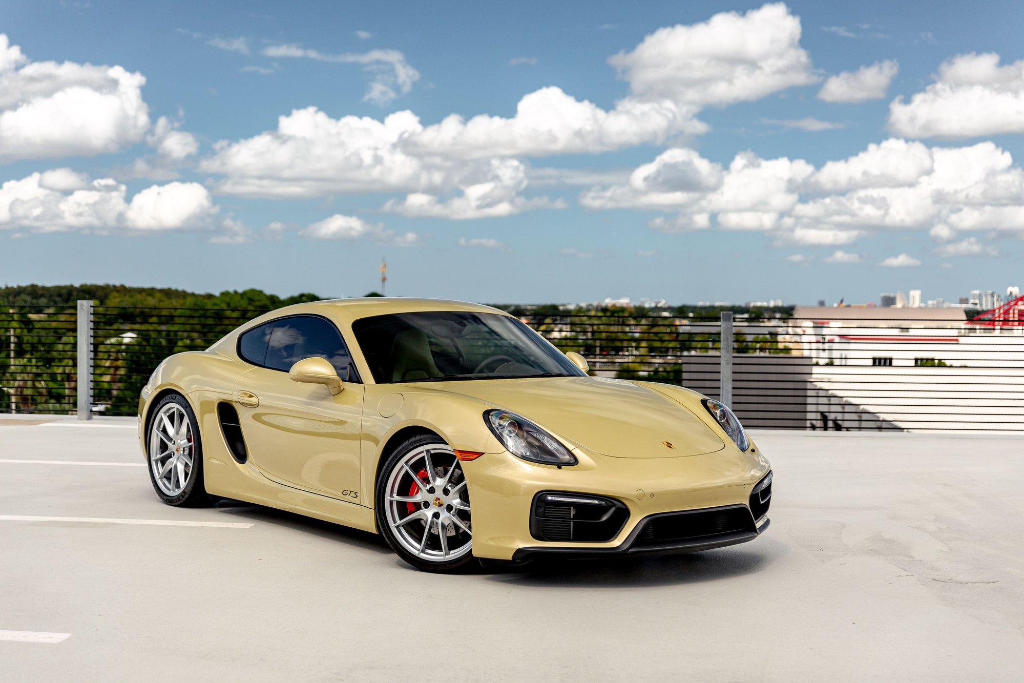 2015 Porsche Cayman - 2015 Cayman GTS Lime Gold Metallic - Used - VIN WP0AB2A80FK184139 - 3,289 Miles - 6 cyl - 2WD - Manual - Coupe - Gold - Orlando, FL 32811, United States