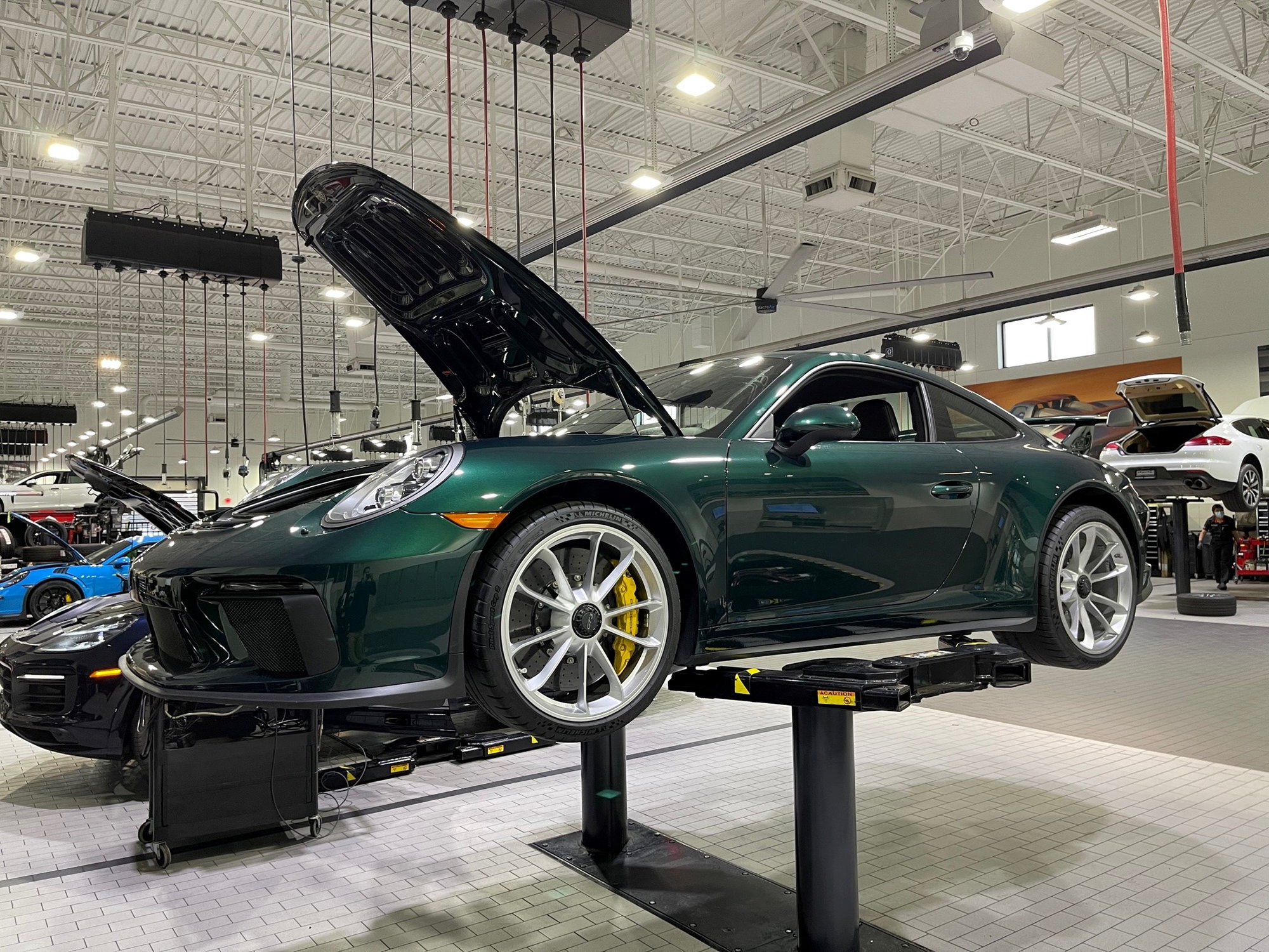 2018 Porsche GT3 - PTS Jet Green Metallic 2018 GT3 MT - Used - VIN WP0AC2A91JS176145 - 6,790 Miles - 6 cyl - 2WD - Manual - Coupe - Houston, TX 77090, United States