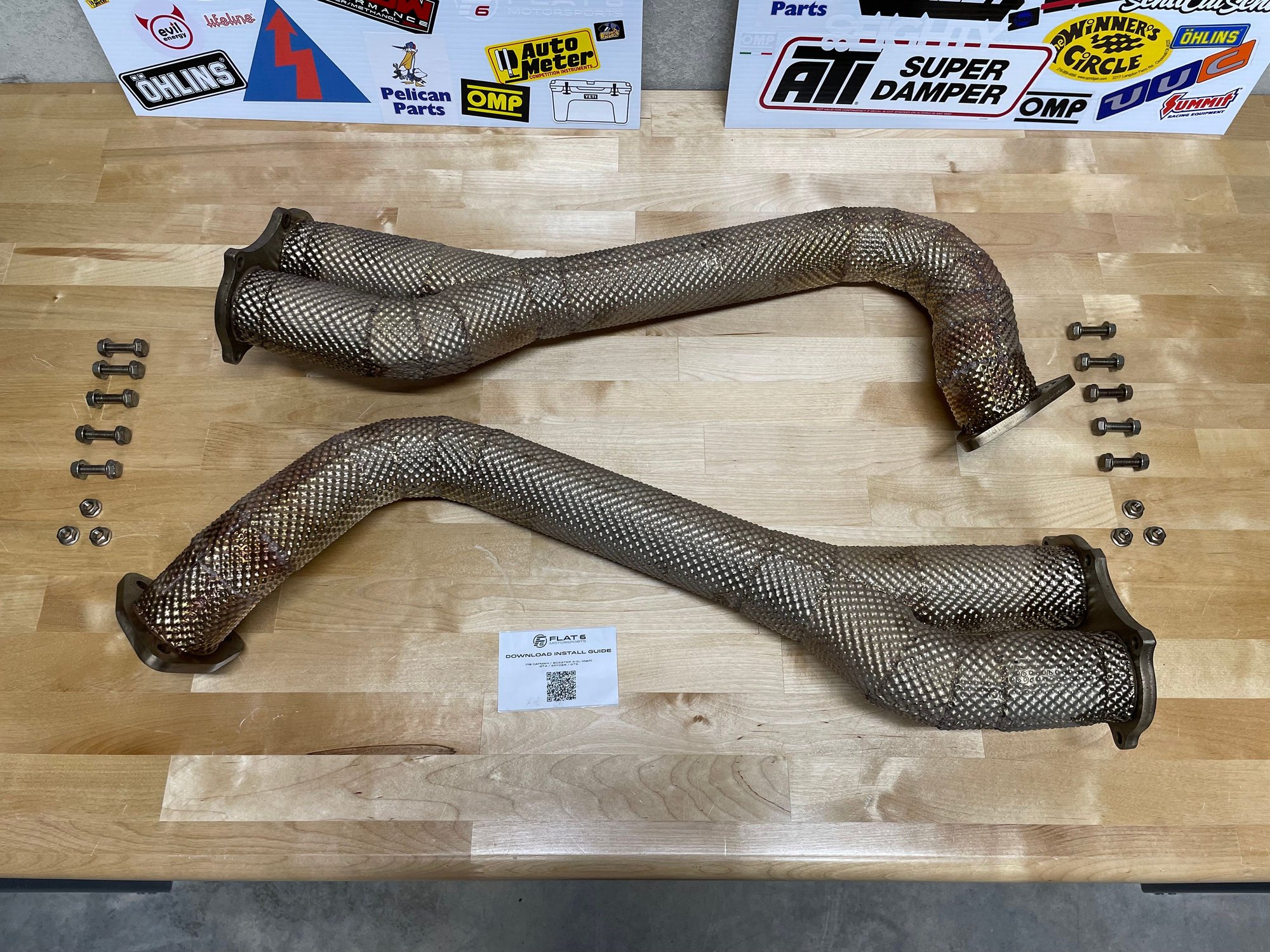 Engine - Exhaust - Flat 6 Motorsports OAPs - Boxster 718 GT4 / Spyder / GTS 4.0 - Used - 0  All Models - Birmingham, AL 35242, United States