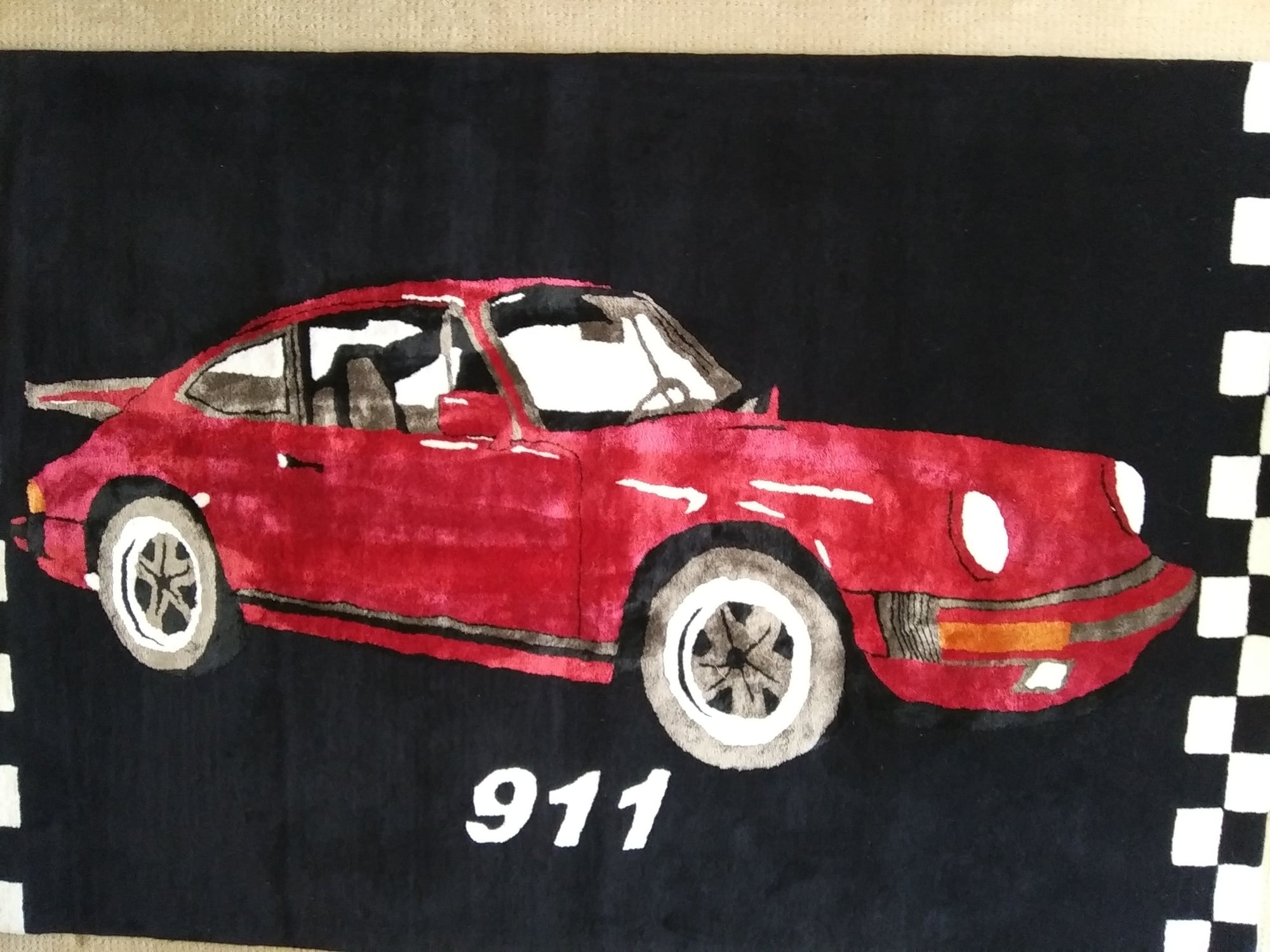 Miscellaneous - Porsche 911 hand tufted rug - New - All Years Porsche 911 - South Milwaukee, WI 53172, United States