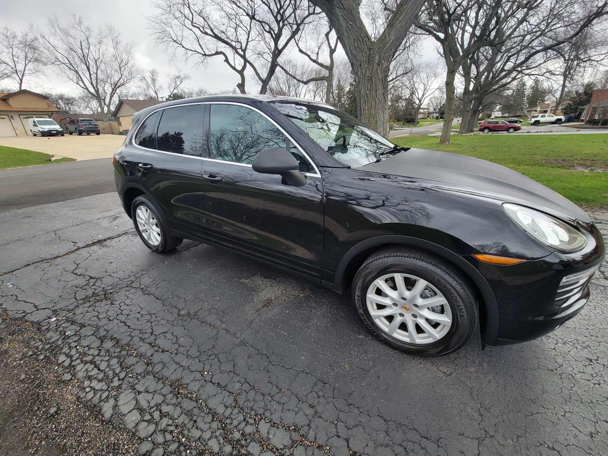 2011 Porsche Cayenne - For sale truly unique  Porsche cayenne with 6 speed manual trans with overdrive - Used - VIN WP1AA2A22BLA01955 - 82,528 Miles - 6 cyl - AWD - Manual - SUV - Black - Itasca, IL 60143, United States