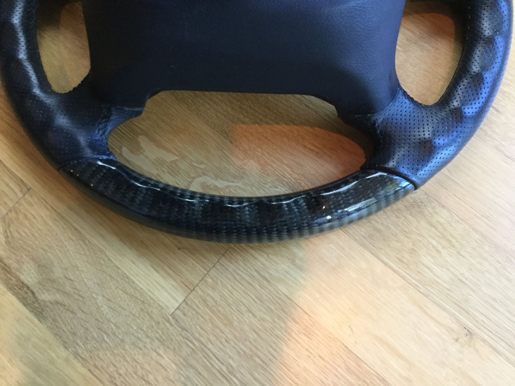 Accessories - EXCELLENT CONDITION CARBON FIBER & LEATHER 4 SPOKE STEERING WHEEL 993, 996, 986 - Used - All Years Porsche All Models - Piedmont, CA 94611, United States