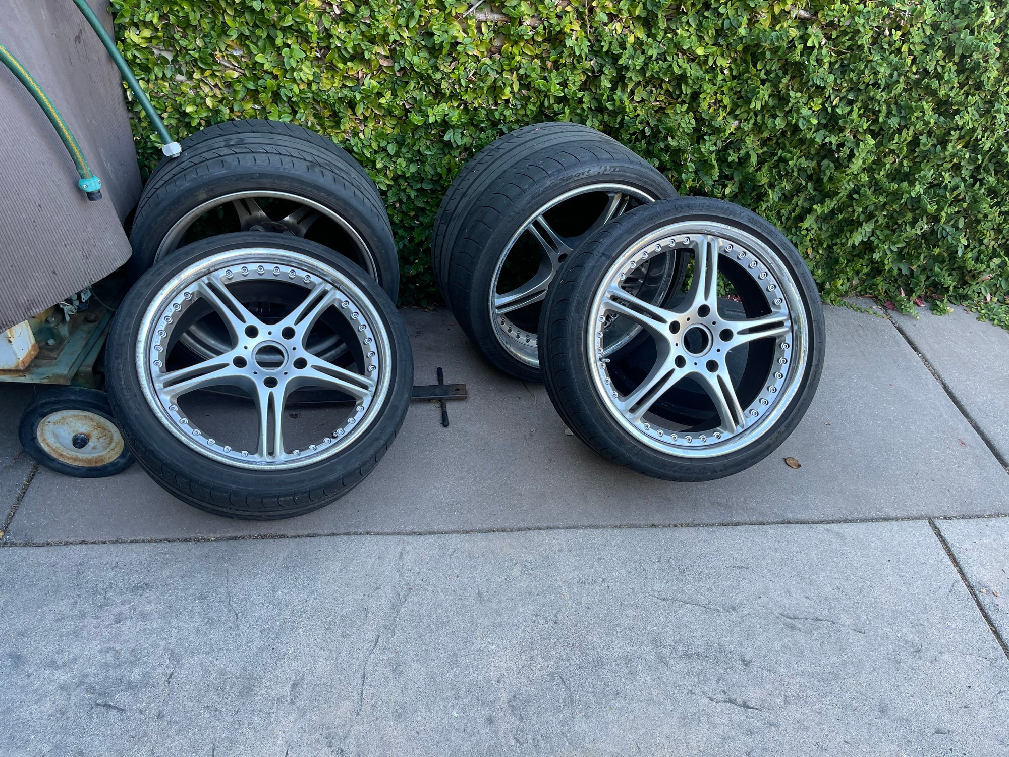 Wheels and Tires/Axles - Porsche 996 C4S or Turbo 19” 3 piece wheels with Michelin Pilot Sports - Used - 2002 to 2005 Porsche 911 - Scotts Valley, CA 95066, United States