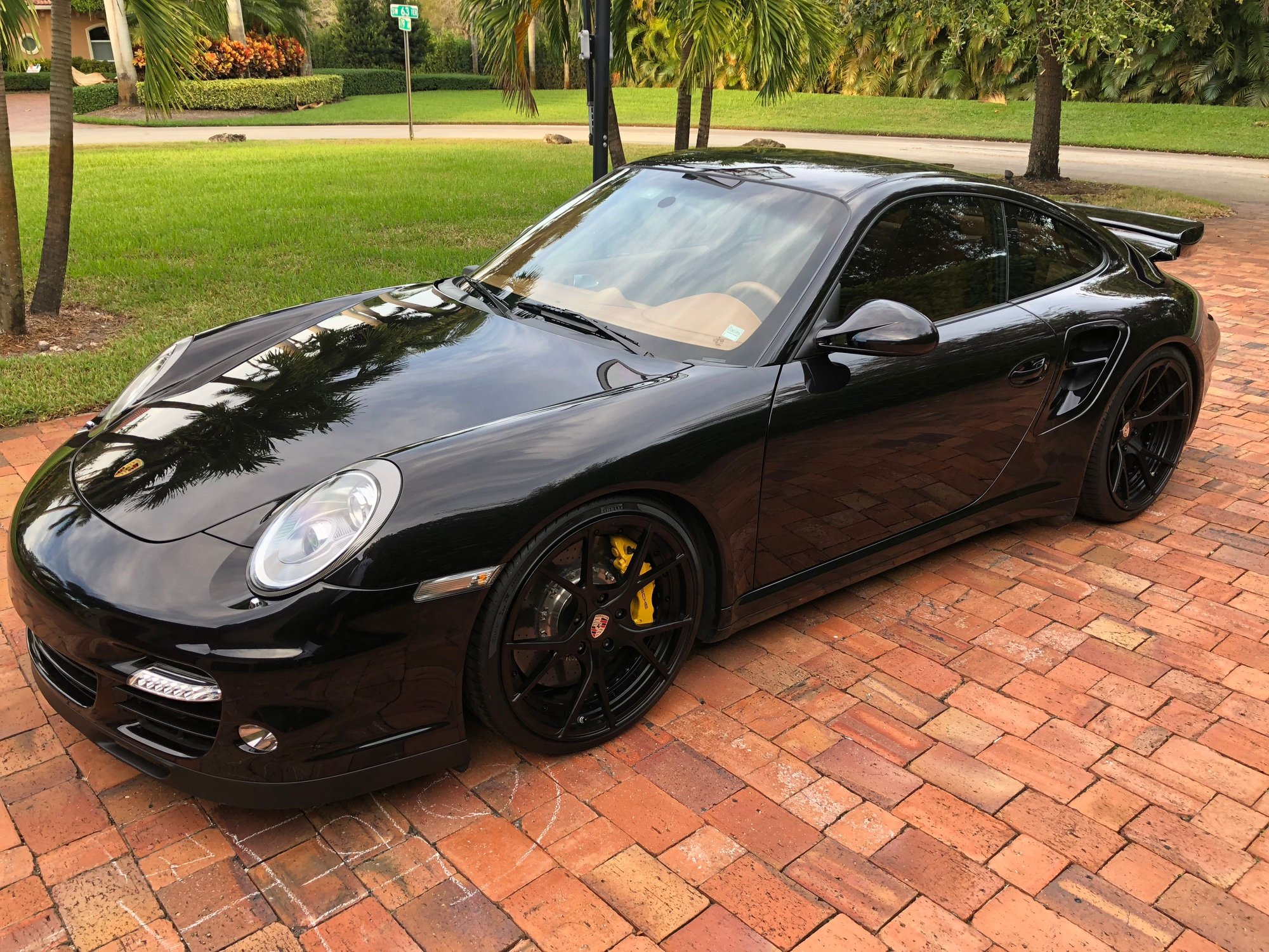 2011 Porsche 911 - Porsche 911 997.2 Turbo S Basalt Black/Brown Leather - Used - VIN WP0AD2A96BS766663 - 20,000 Miles - 5 cyl - AWD - Automatic - Sedan - Black - Miami, FL 33143, United States