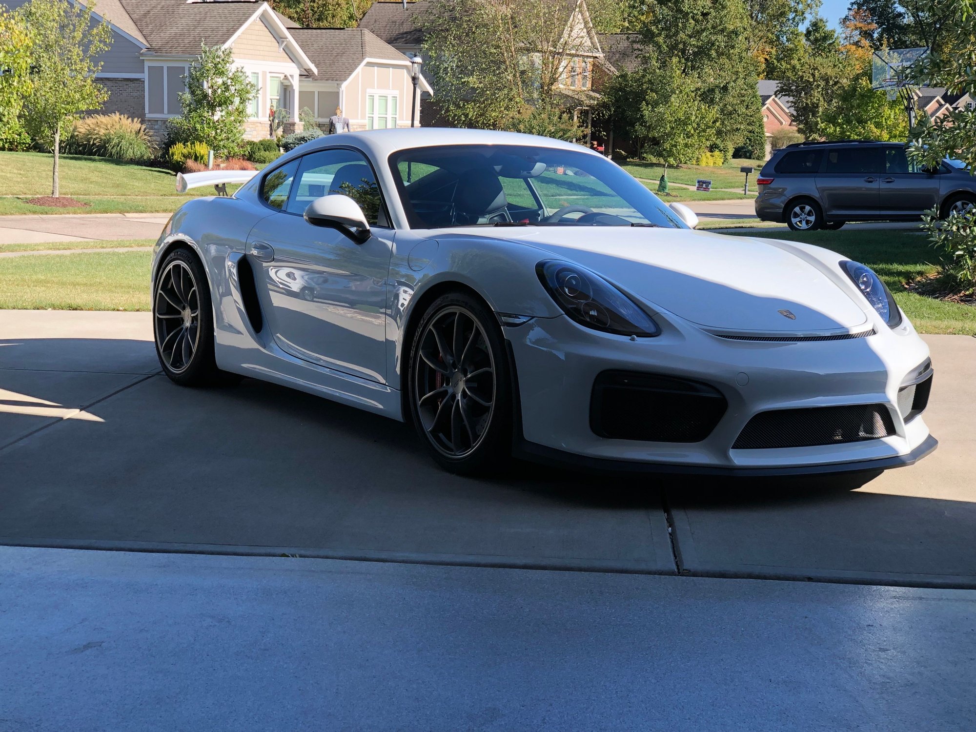 2016 Porsche Cayman GT4 - Feeler - 981 GT4 CWM over black/guards red with LWCB - Used - VIN WP0AC2A89GK197633 - 14,000 Miles - 6 cyl - 2WD - Manual - Coupe - White - Cincinnati, OH 45039, United States