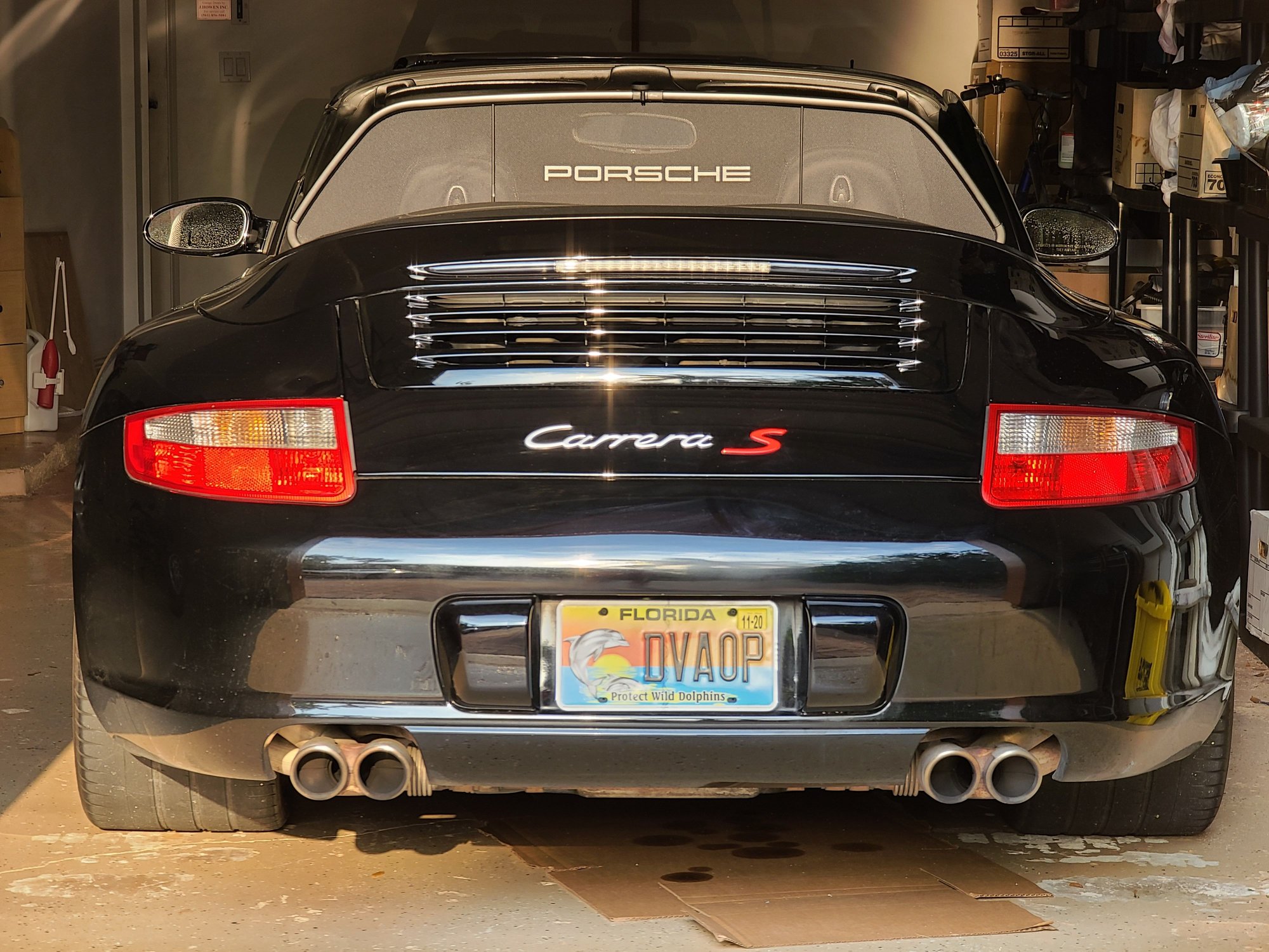 2007 Porsche 911 - 2007 Carrera S Cabriolet - Used - VIN WP0CB29967S777205 - 58,750 Miles - 6 cyl - 2WD - Manual - Convertible - Black - West Palm Beach, FL 33411, United States